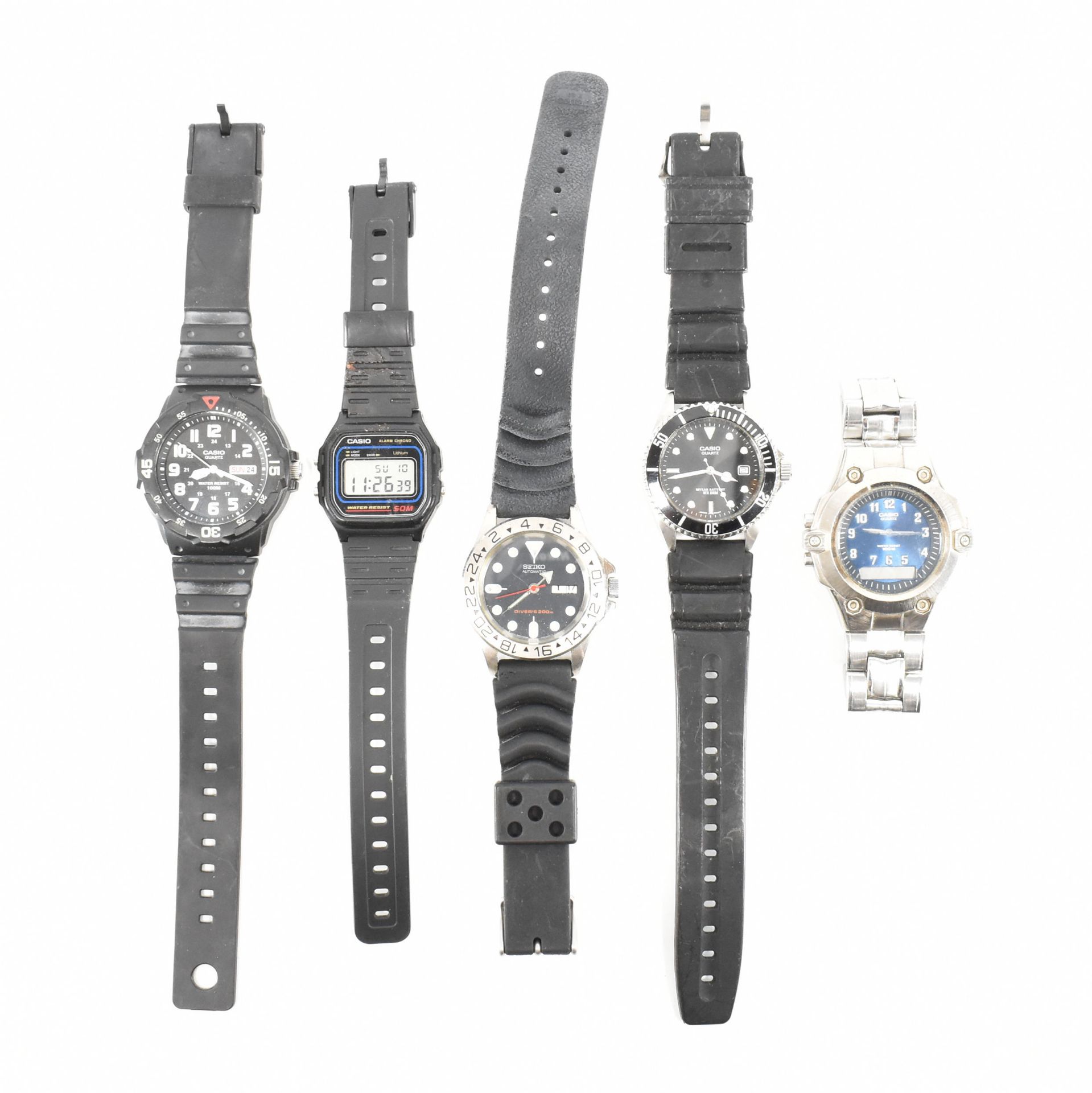 FOUR VINTAGE CASIO WRIST WATCHES