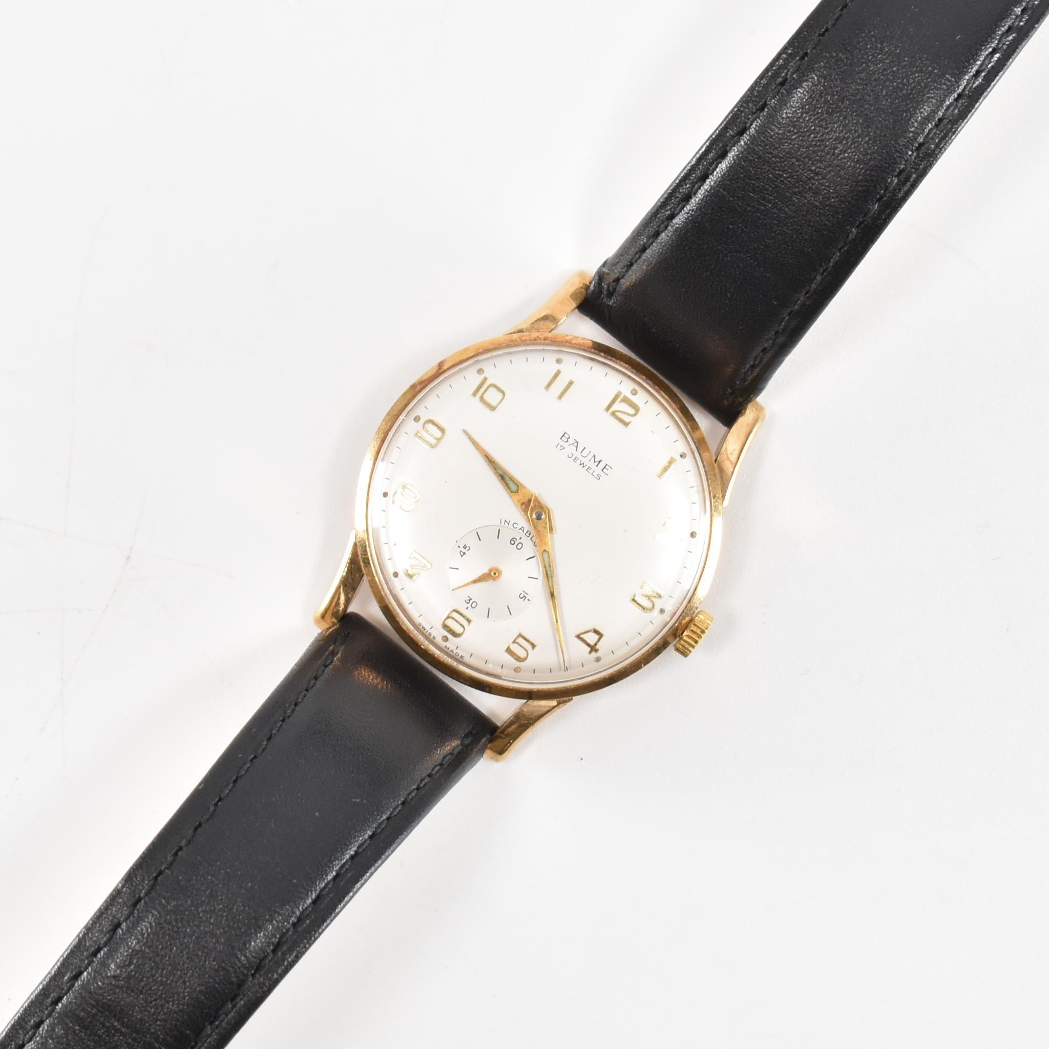 HALLMARKED 9CT GOLD BAUME WRISTWATCH - Image 3 of 5