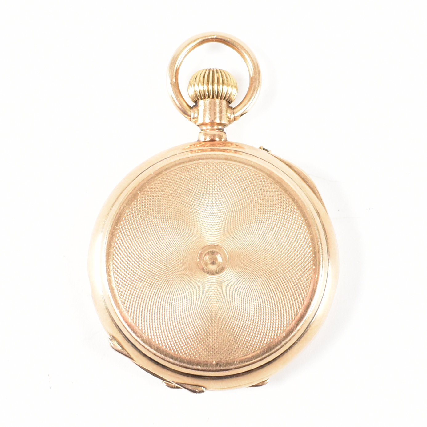 ANTIQUE 9CT GOLD FRENCH FULL HUNTER POCKET WATCH - Image 4 of 10