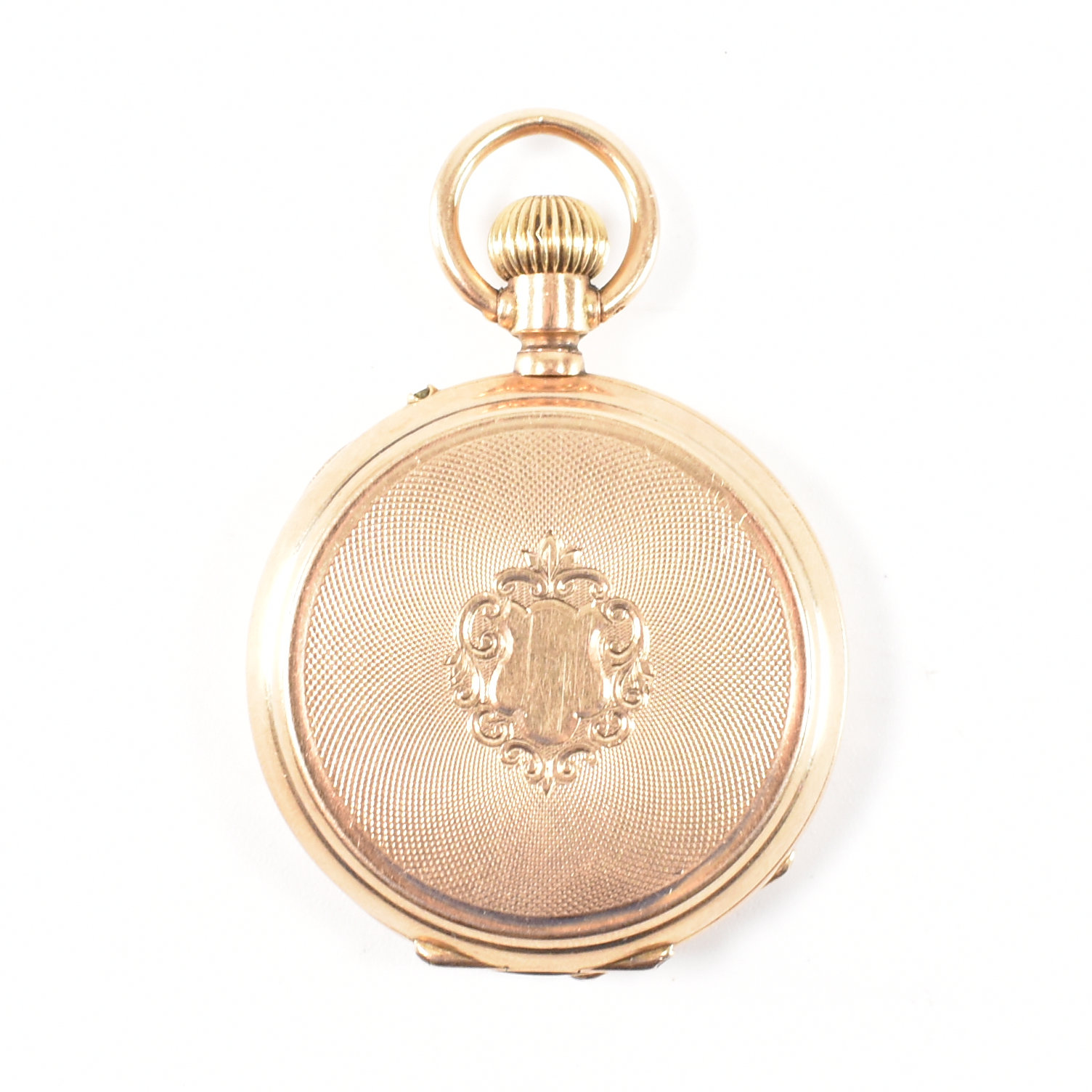 ANTIQUE 9CT GOLD FRENCH FULL HUNTER POCKET WATCH