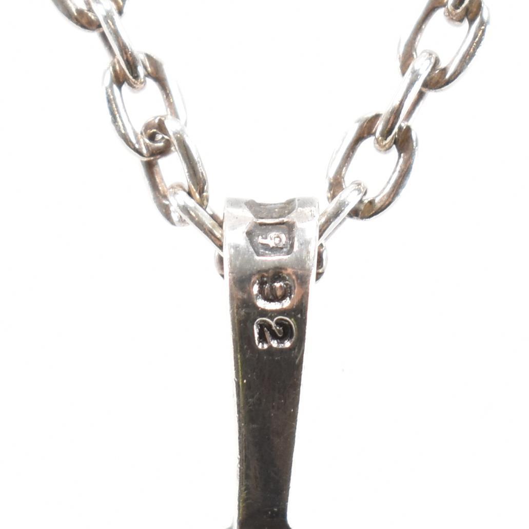 JACK SPENCER - 1970'S SILVER PENDANT NECKLACE - Image 4 of 10