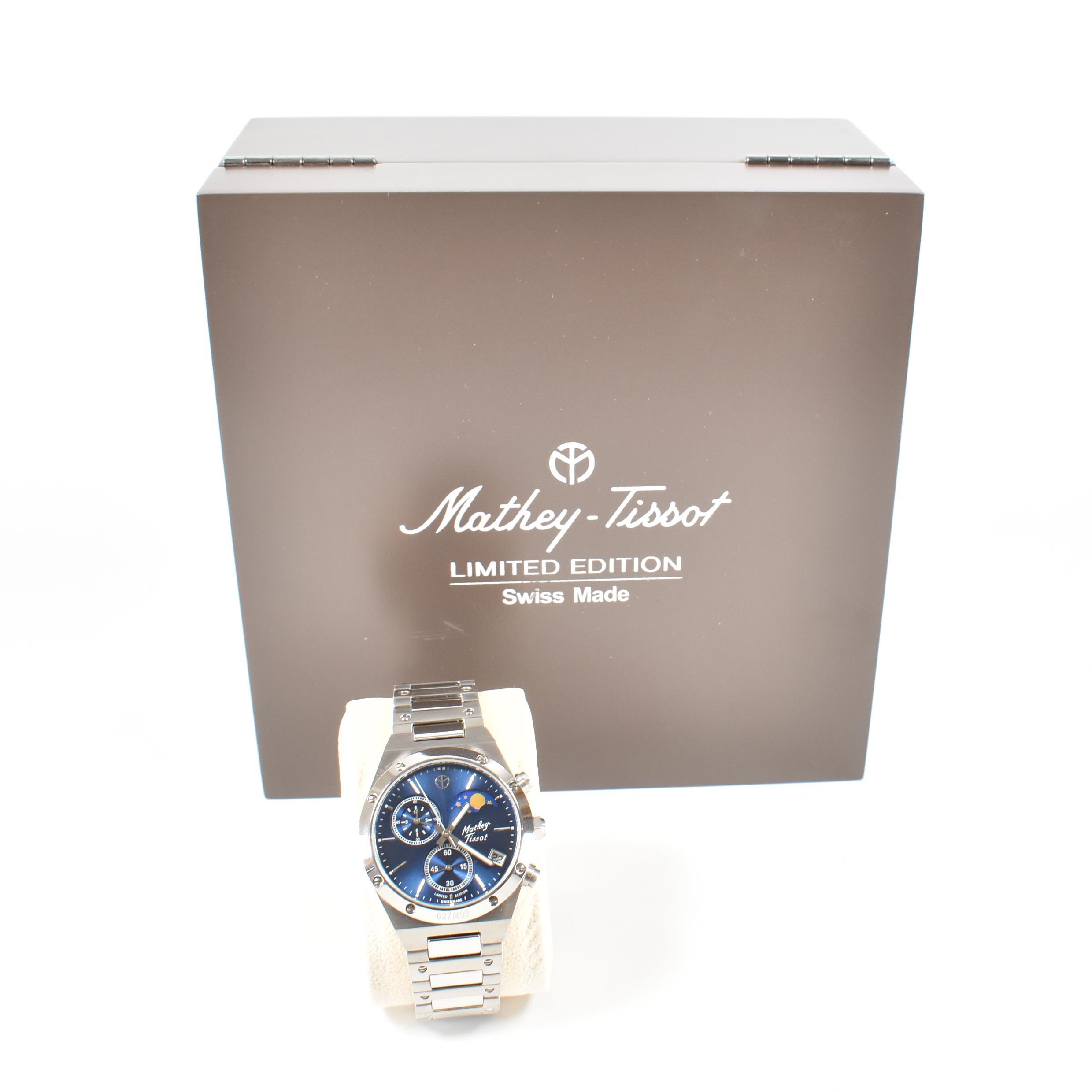 MATHEY - TISSOT LIMITED EDITION STAINLESS STEEL WRIST WATCH - Image 12 of 13