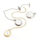 GROUP OF THREE POCKET WATCHES