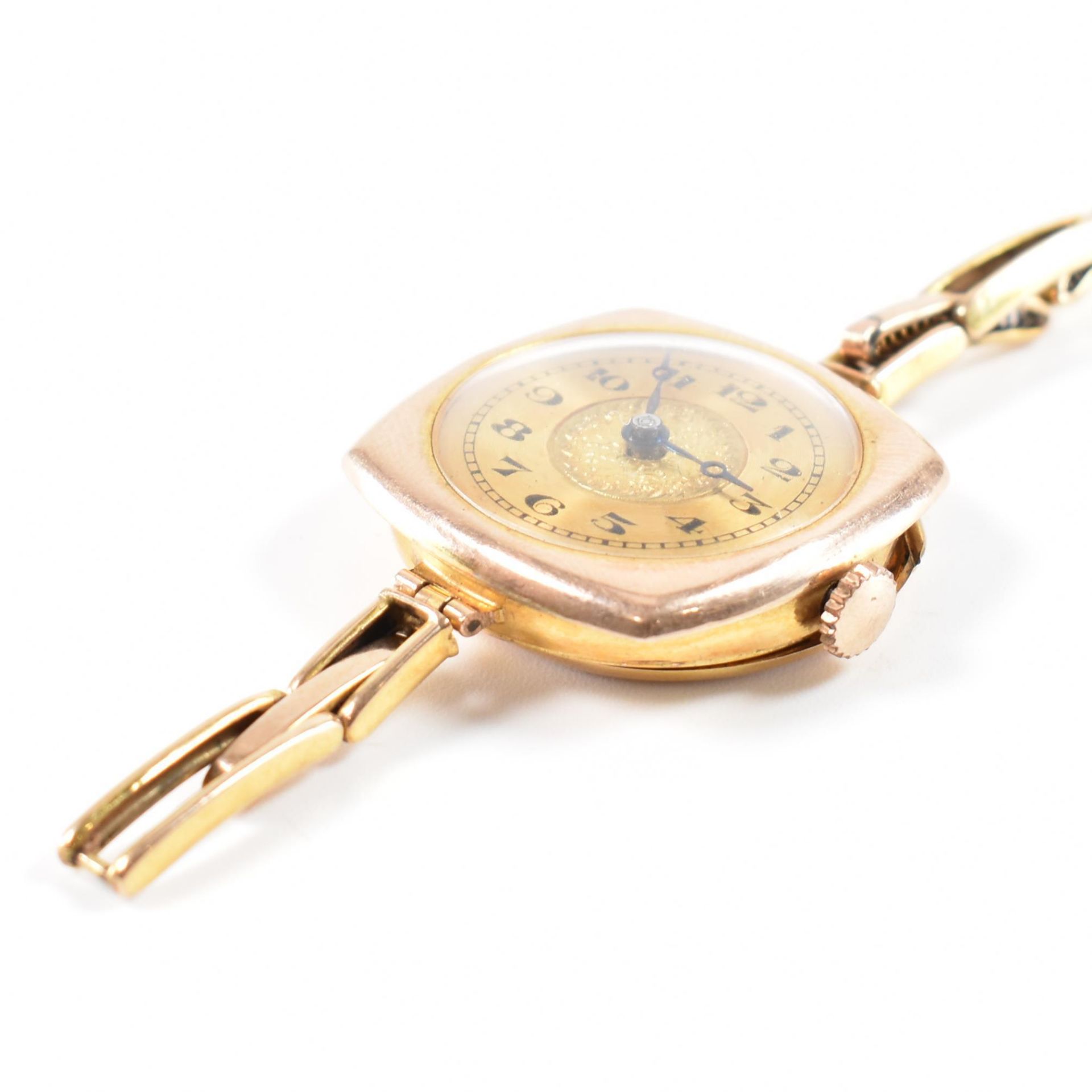 1920S 9CT GOLD HALLMARKED WRIST WATCH - Image 5 of 6