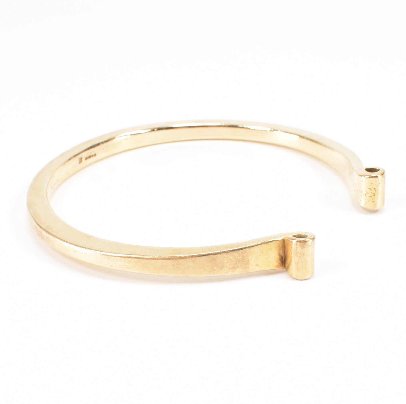 WITHDRAWN HALLMARKED 9CT GOLD ARMLET BANGLE - Image 5 of 5