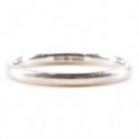 HALLMARKED PLATINUM WEDDING BAND RING