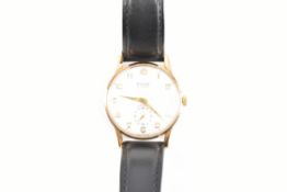 HALLMARKED 9CT GOLD BAUME WRISTWATCH