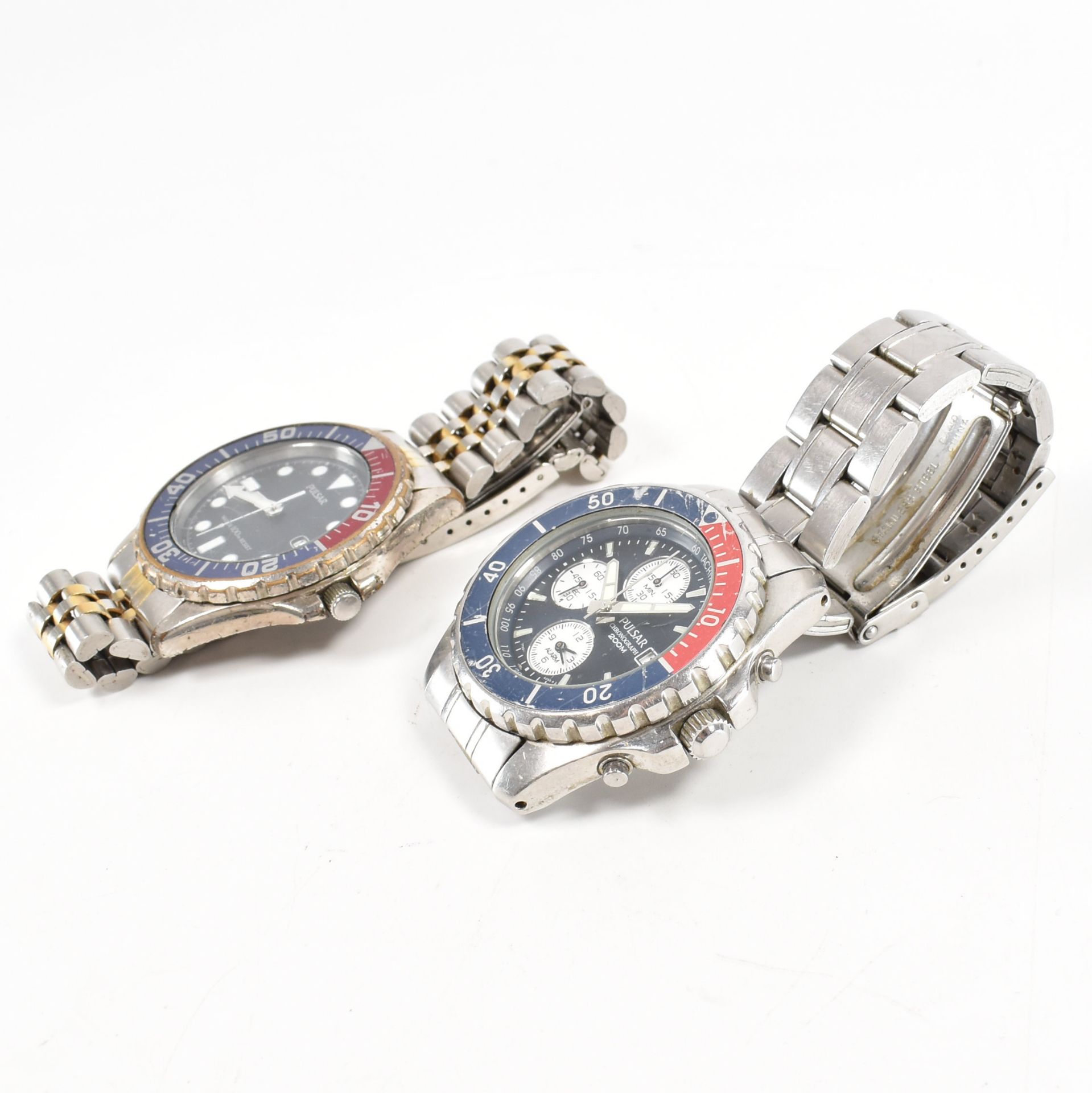 TWO PULSAR 'PEPSI DIAL WRIST WATCHES - Image 2 of 5