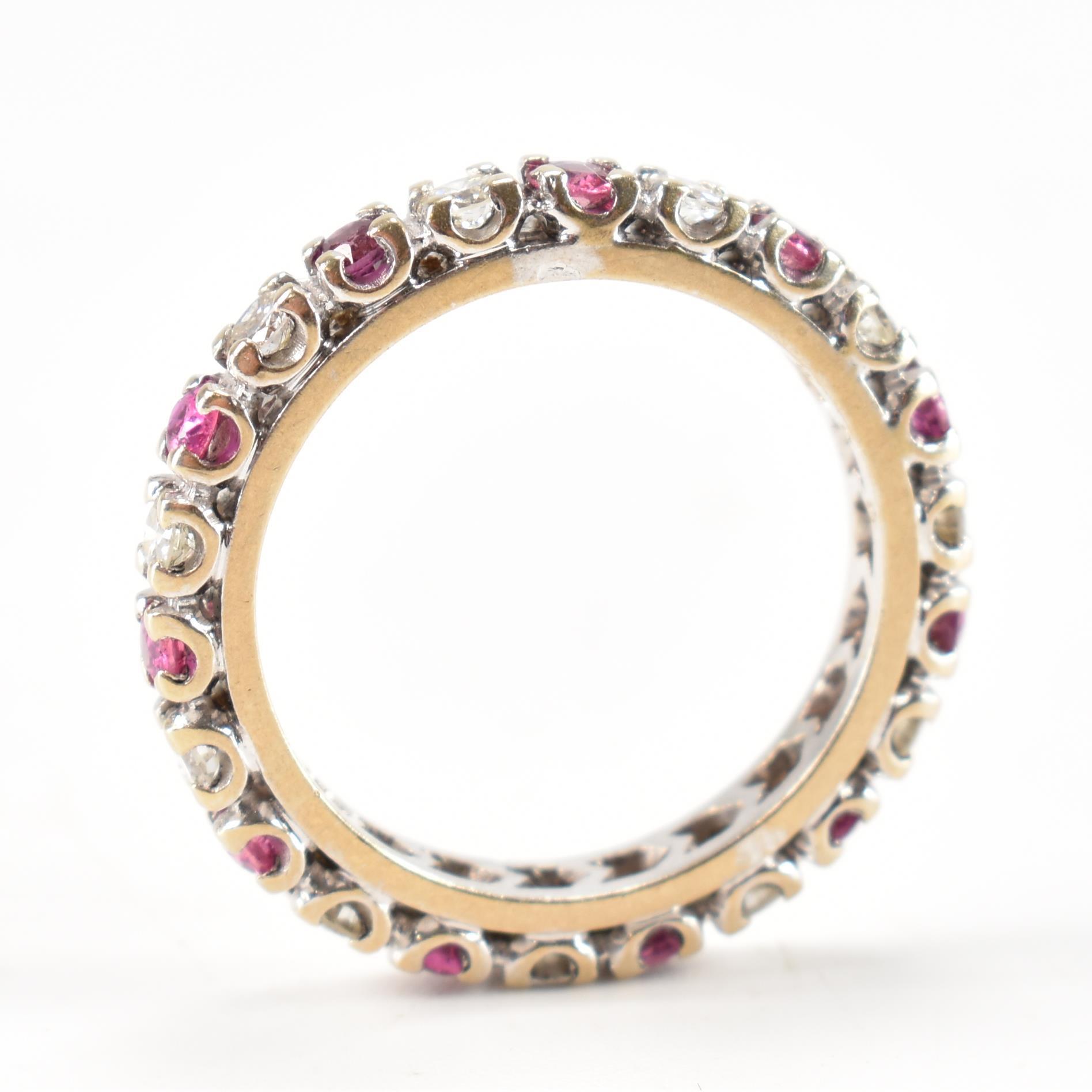 FRENCH RUBY & DIAMOND ETERNITY RING - Image 8 of 9