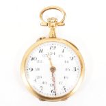 18CT GOLD FRENCH FOB WATCH