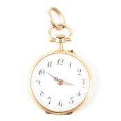 FRENCH 18CT GOLD FOB WATCH