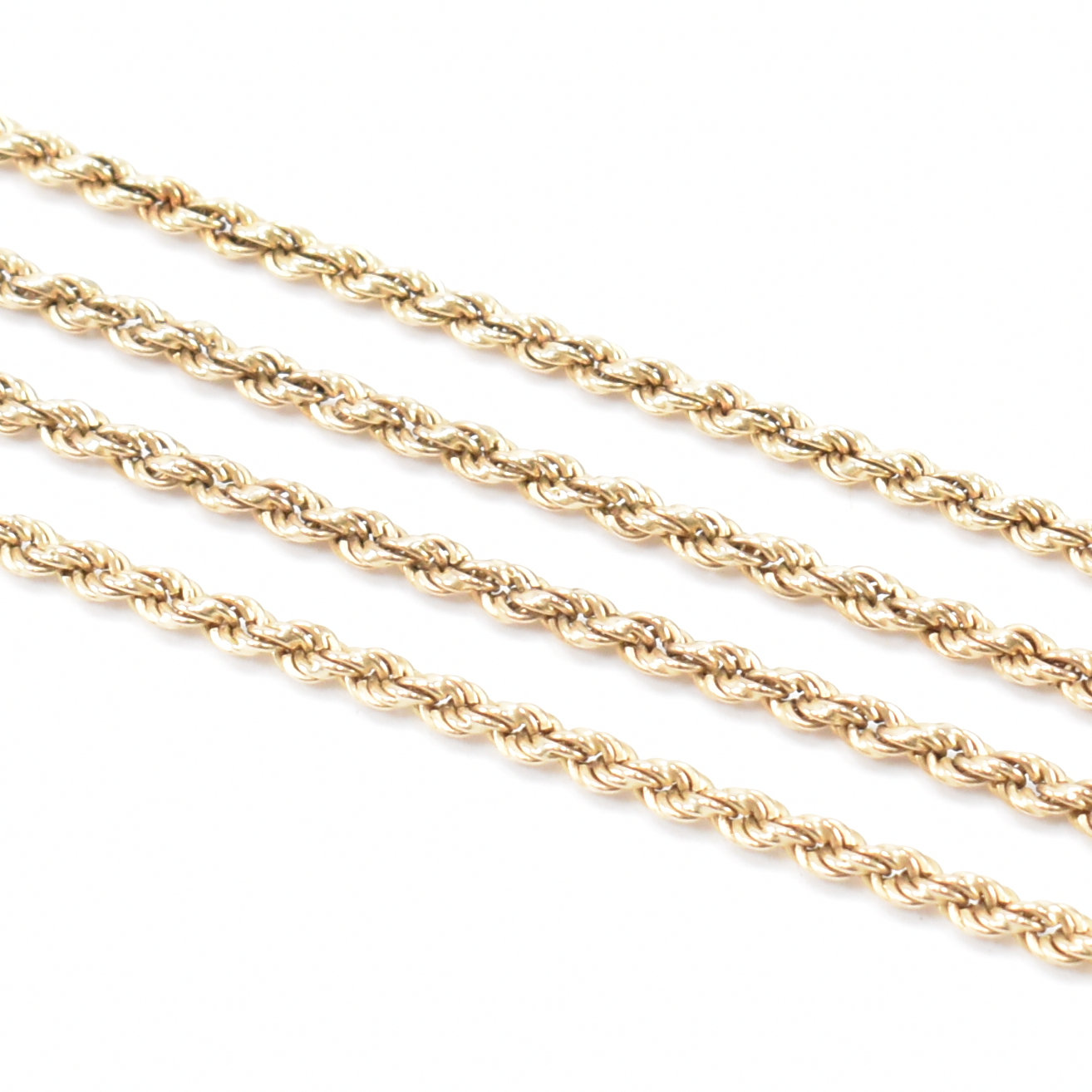 WITHDRAWN - HALLMARKED 9CT GOLD ROPE TWIST CHAIN NECKLACE