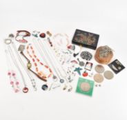 COLLECTION OF ASSORTED VINTAGE & LATER COSTUME JEWELLERY