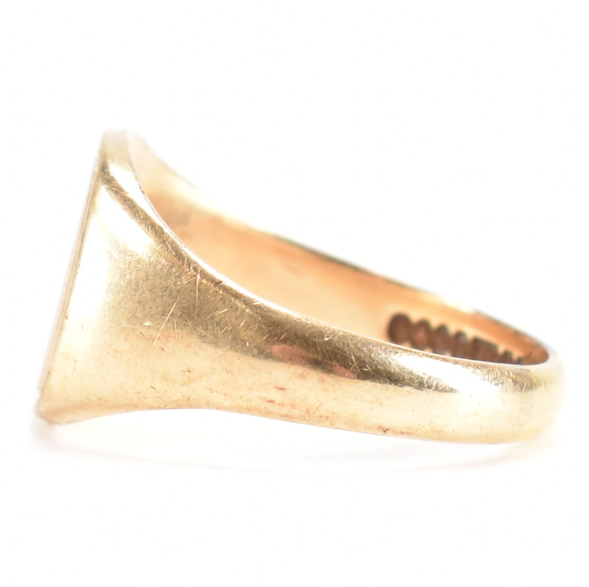 HALLMARKED 9CT GOLD SIGNET RING - Image 2 of 8