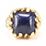 18CT GOLD STERLÉ PARIS LAPIS LAZULI COCKTAIL RING