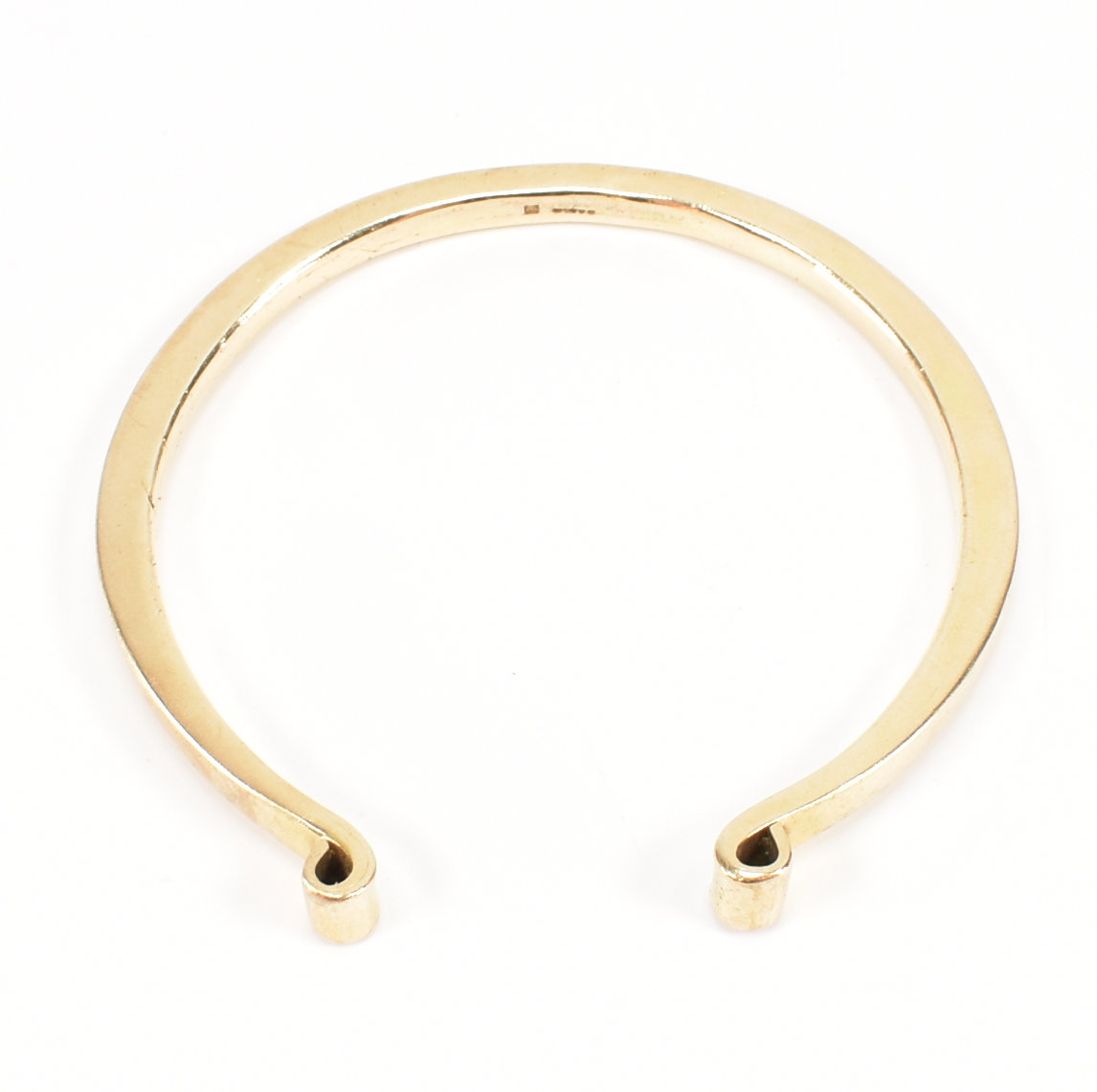 WITHDRAWN HALLMARKED 9CT GOLD ARMLET BANGLE - Image 2 of 5