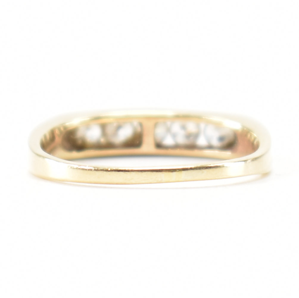 HALLMARKED 9CT GOLD FIVE STONE RING - Image 4 of 9