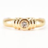 18CT GOLD & DIAMOND SOLITAIRE ENGAGEMENT STYLE RING