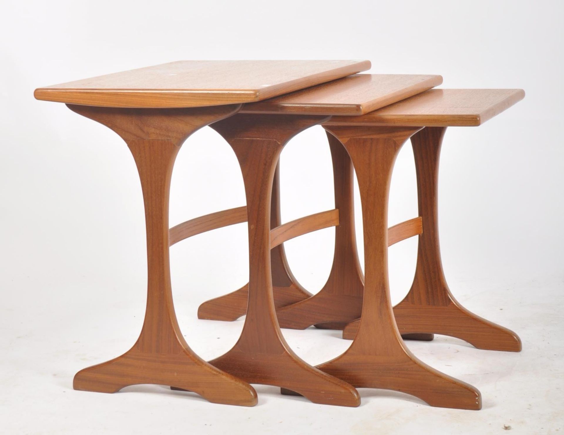 G-PLAN FRESCO MID CENTURY TEAK WOOD NEST OF TABLES - Image 2 of 5