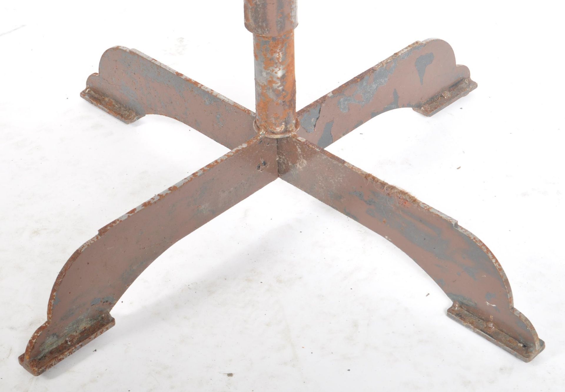 MID CENTURY INDUSTRIAL / FACTORY METAL DESK AND CHAIR - Image 8 of 8