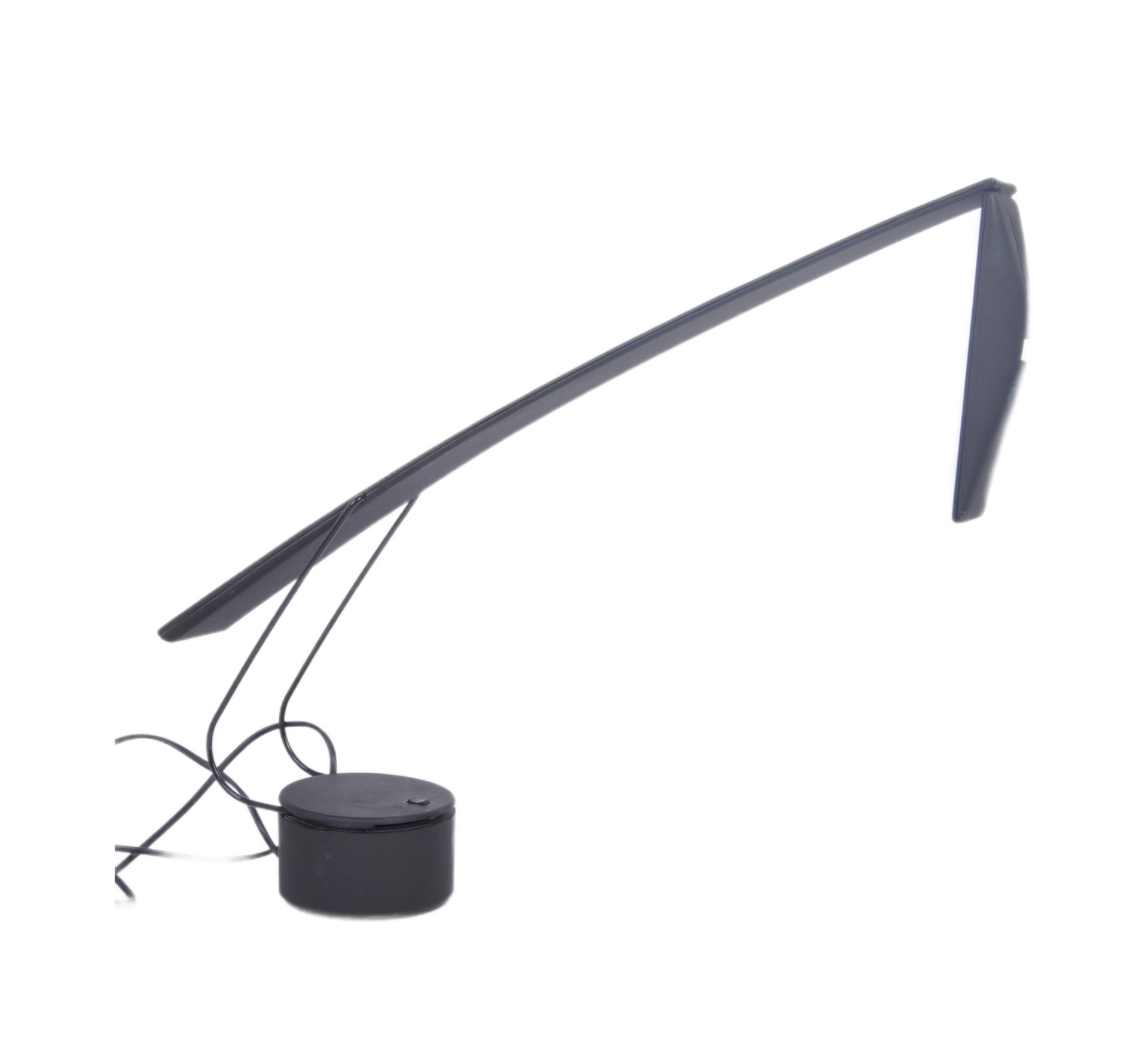 PAF STUDIO - DOVE ITALIAN MODERNIST JET BLACK DESK LAMP