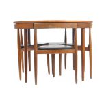 FREM ROJLE - ROUNDETTE 1960s TEAK DINING TABLE AND CHAIRS