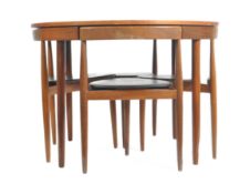 FREM ROJLE - ROUNDETTE 1960s TEAK DINING TABLE AND CHAIRS