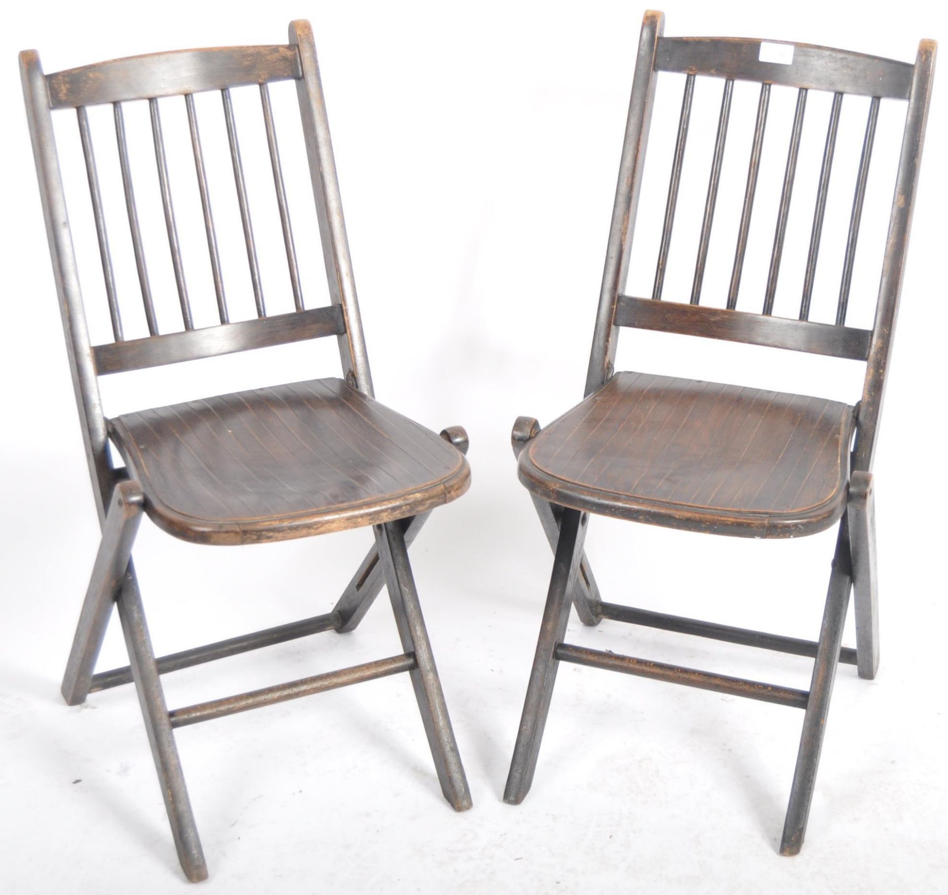 MICHAEL THONET - MATCHING PAIR OF BENTWOOD FOLDING CHAIRS - Image 2 of 11