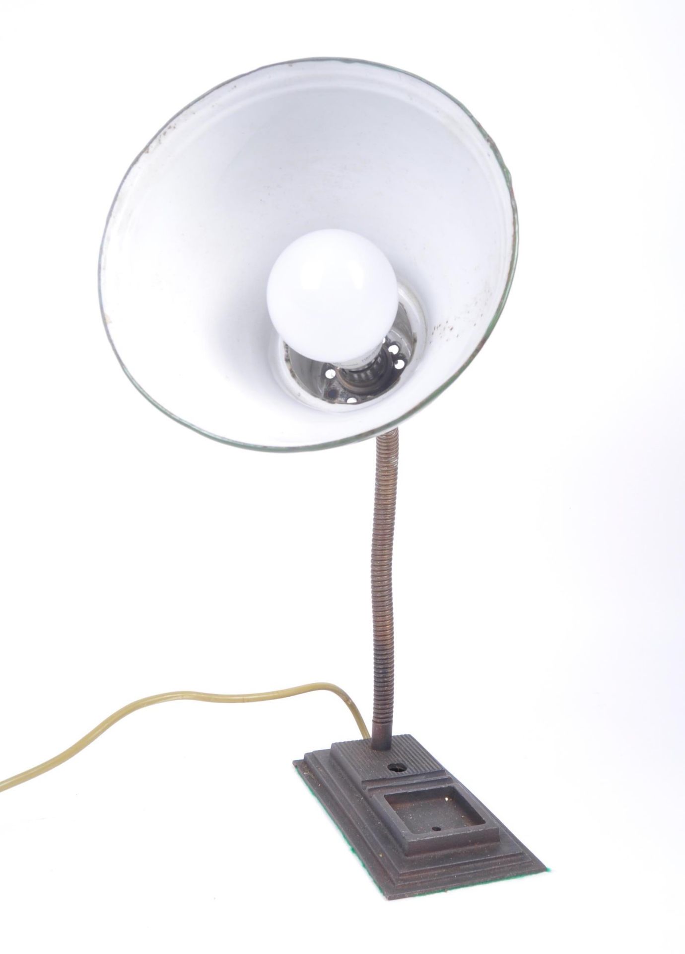 RETRO MID CENTURY ADJUSTABLE FOREST GREEN DESK LAMP - Bild 7 aus 8