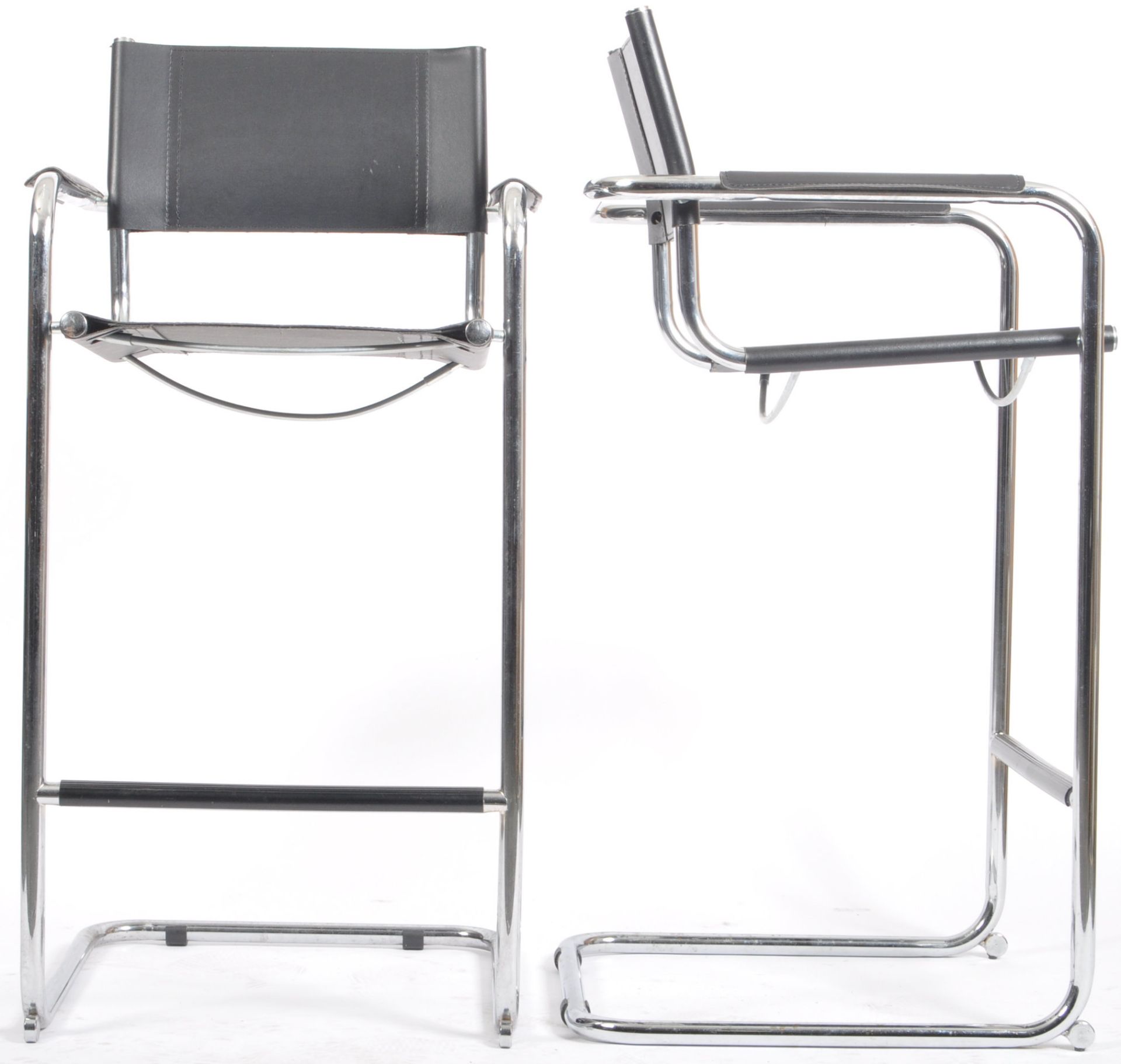 MANNER OF MARCEL BREUER - FOUR CANTILEVER BAR CHAIRS - Image 2 of 4