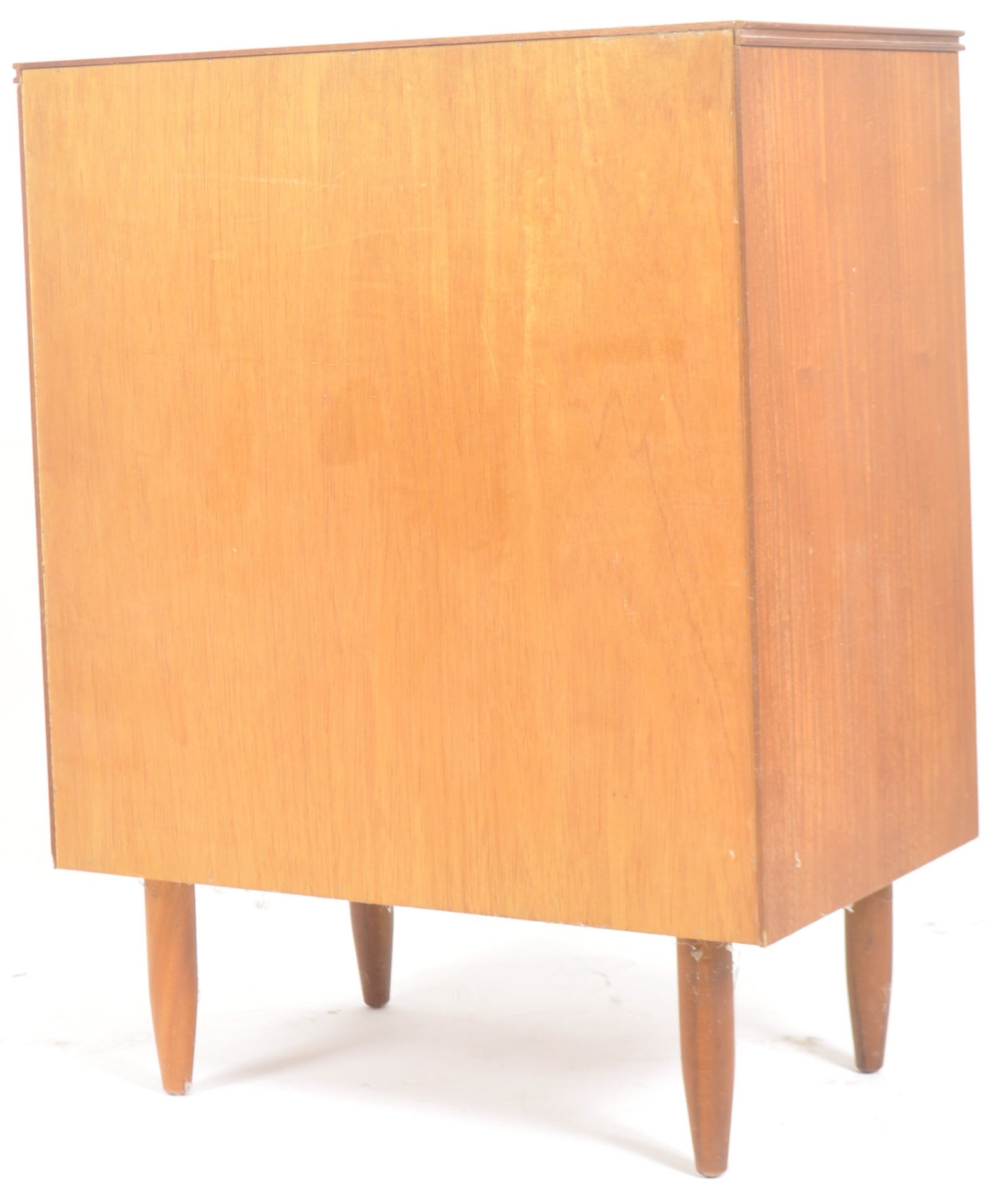 BRITISH MODERN DESIGN - 1970s RETRO TEAK PEDESTAL CHEST - Image 5 of 5