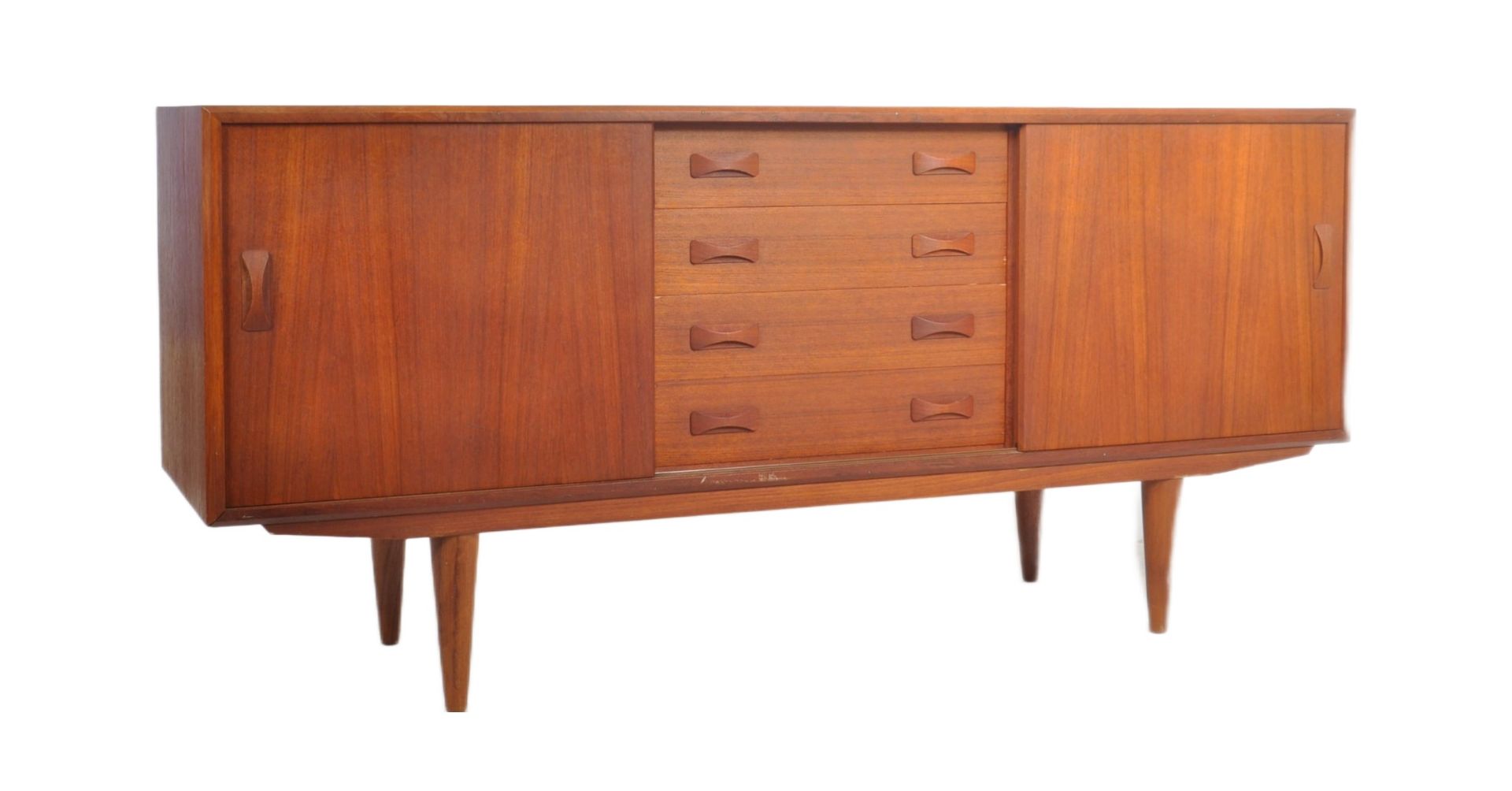 CLAUSEN & SON - RETRO DANISH DESIGNER TEAK SIDEBOARD