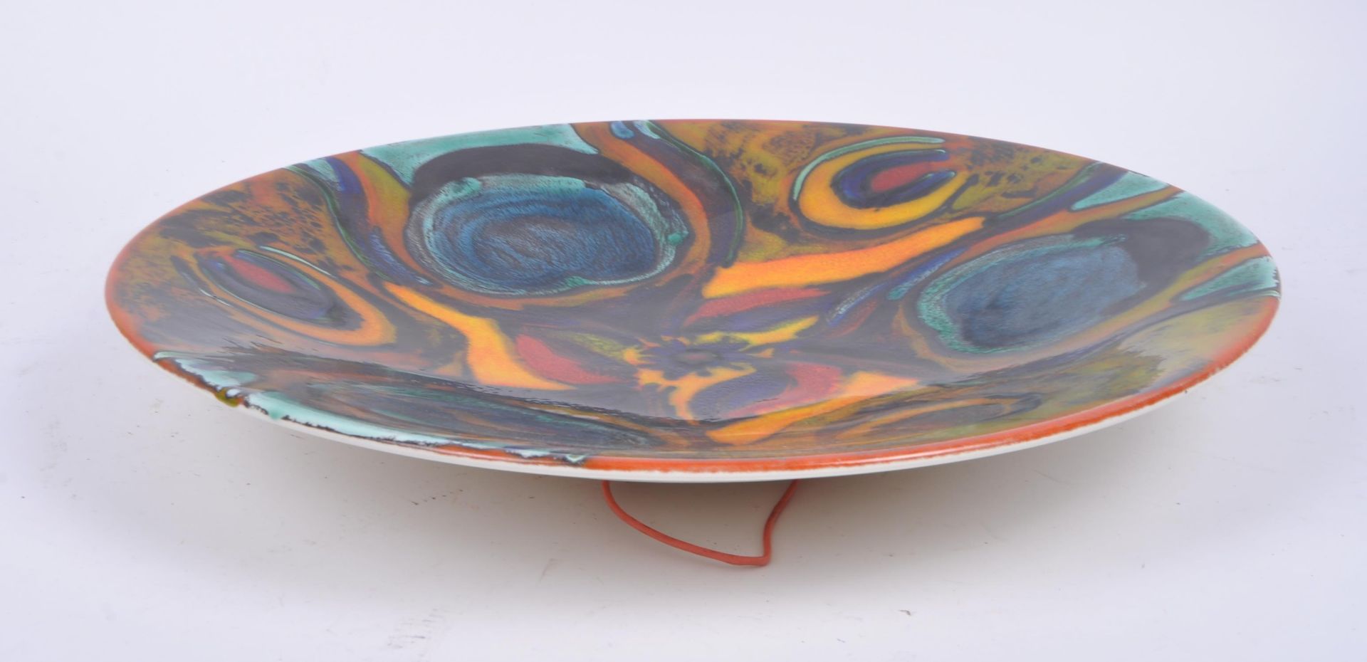 ANITA HARRIS FOR POOLE POTTERY - LARGE CHARGER PLATE - Bild 2 aus 6