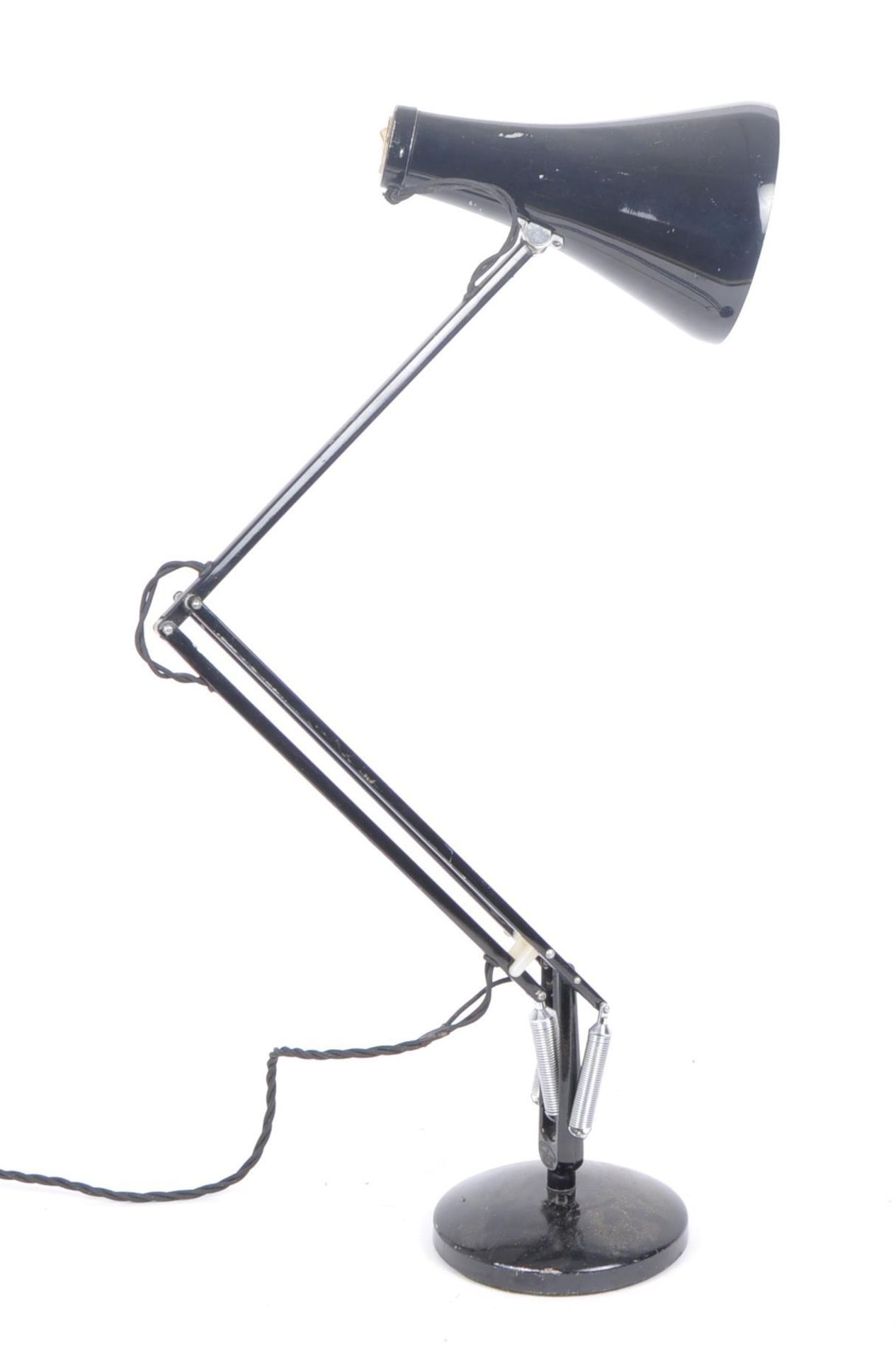 HERBERT TERRY - MID CENTURY BLACK ANGLEPOISE DESK LAMP - Image 6 of 7