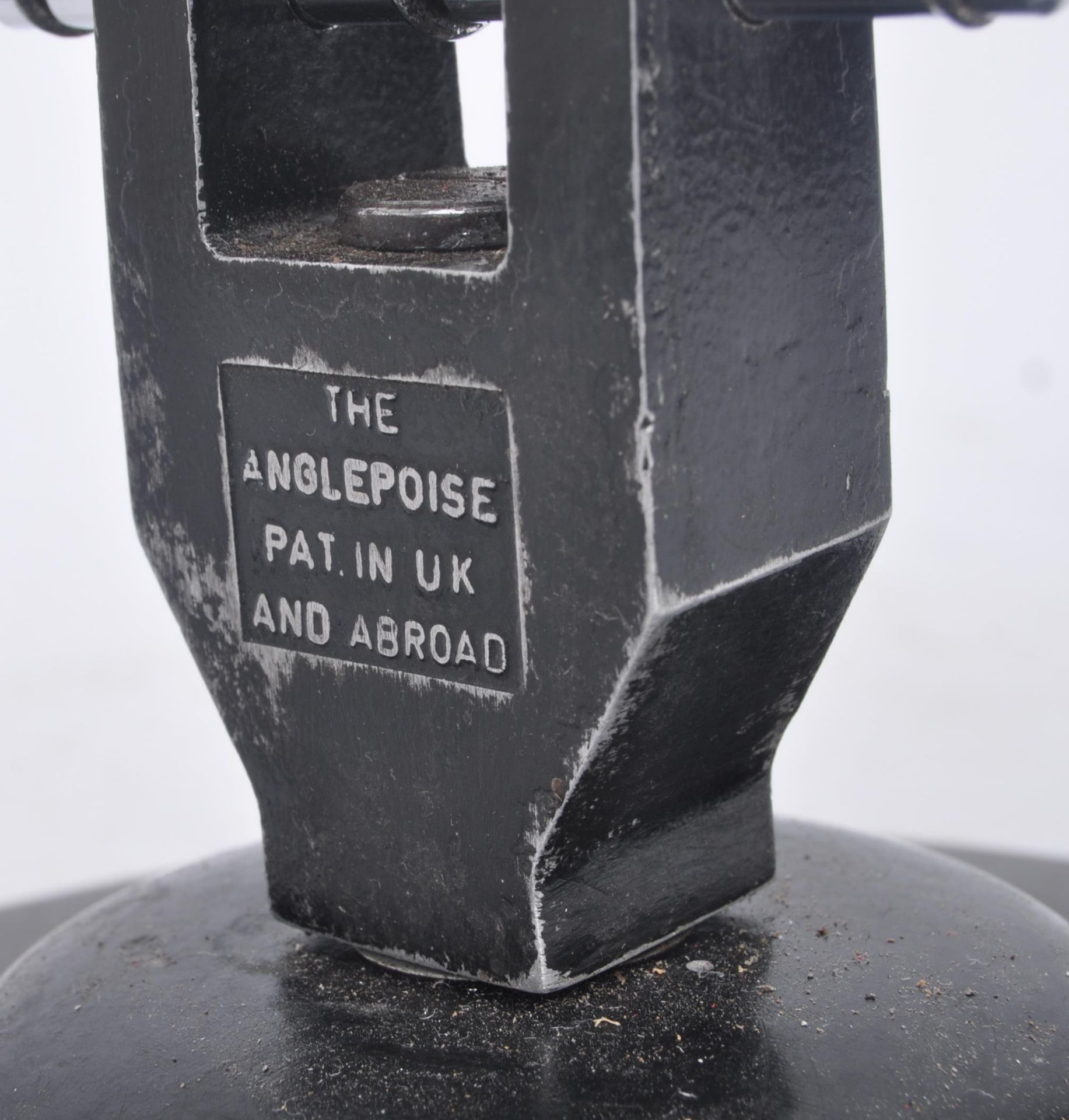 HERBERT TERRY - EARLY BLACK ANGLEPOISE LAMP ON ROUND BASE - Image 5 of 7