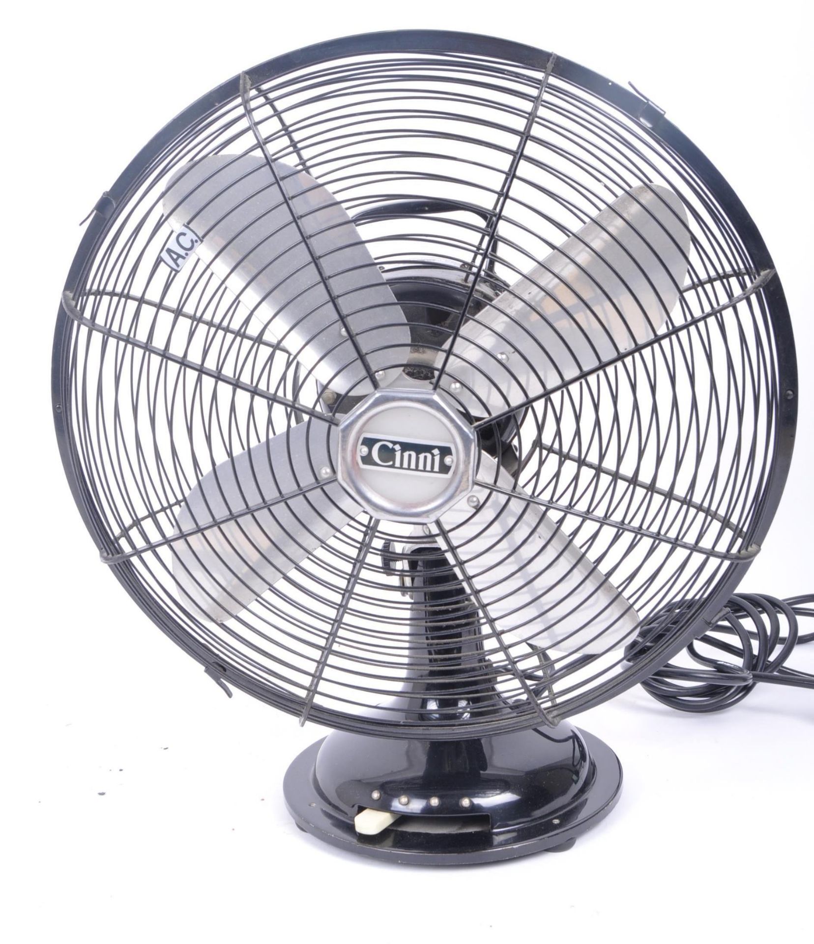 RETRO VINTAGE 'CINNI ELECTRICAL TABLE FAN - Image 4 of 7