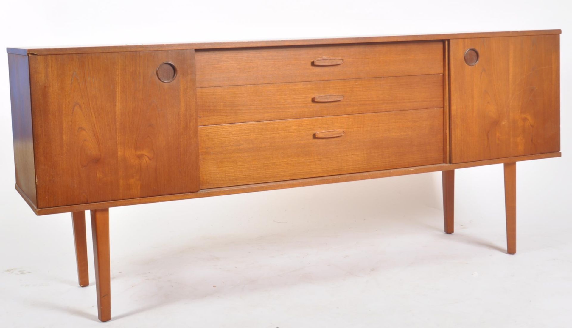 AVALON - DESIGNER MID CENTURY TEAK SIDEBOARD