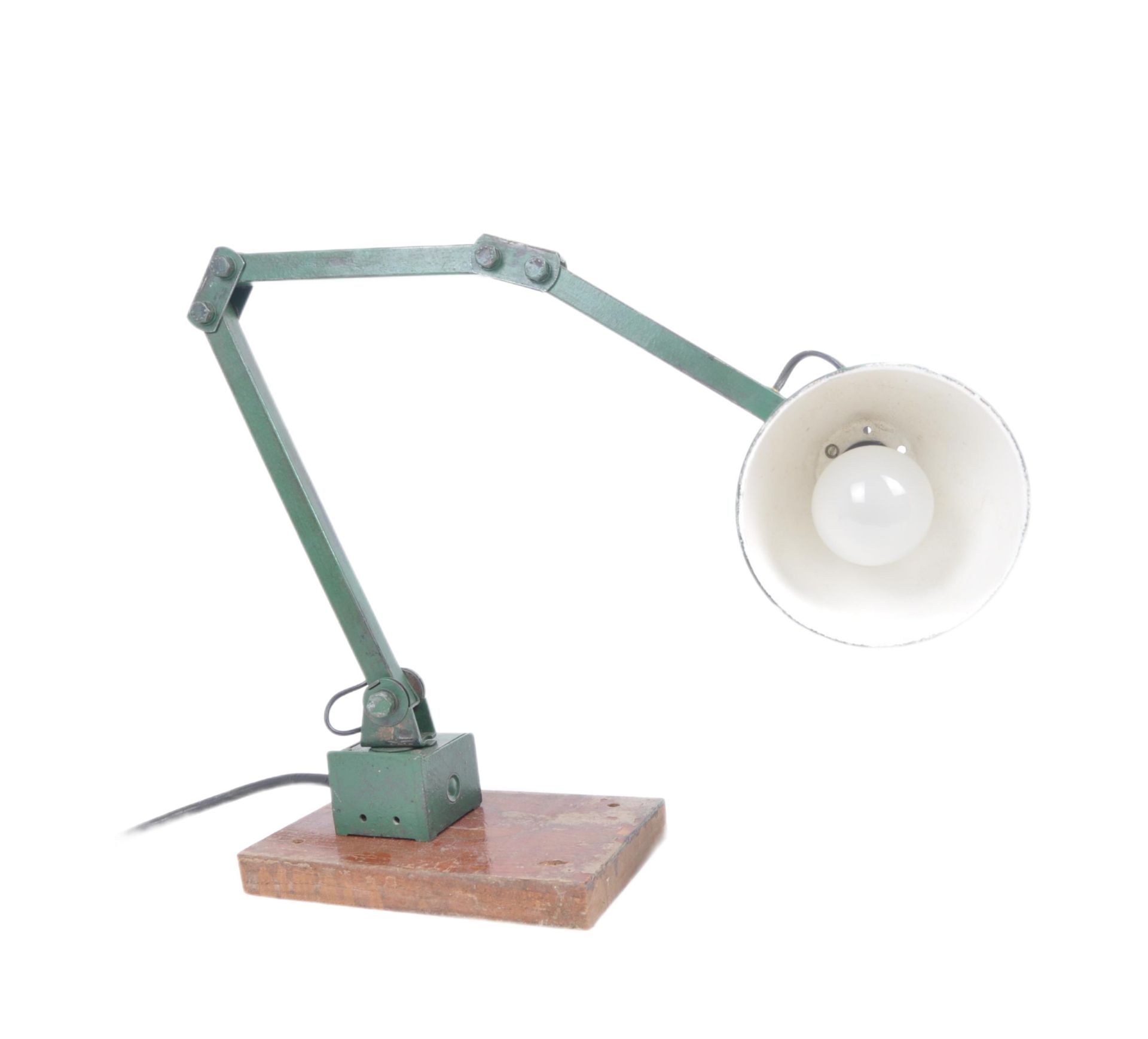 MEMLITE - MIDCENTURY RETRO GREEN INDUSTRIAL DESK LAMP - Bild 2 aus 7