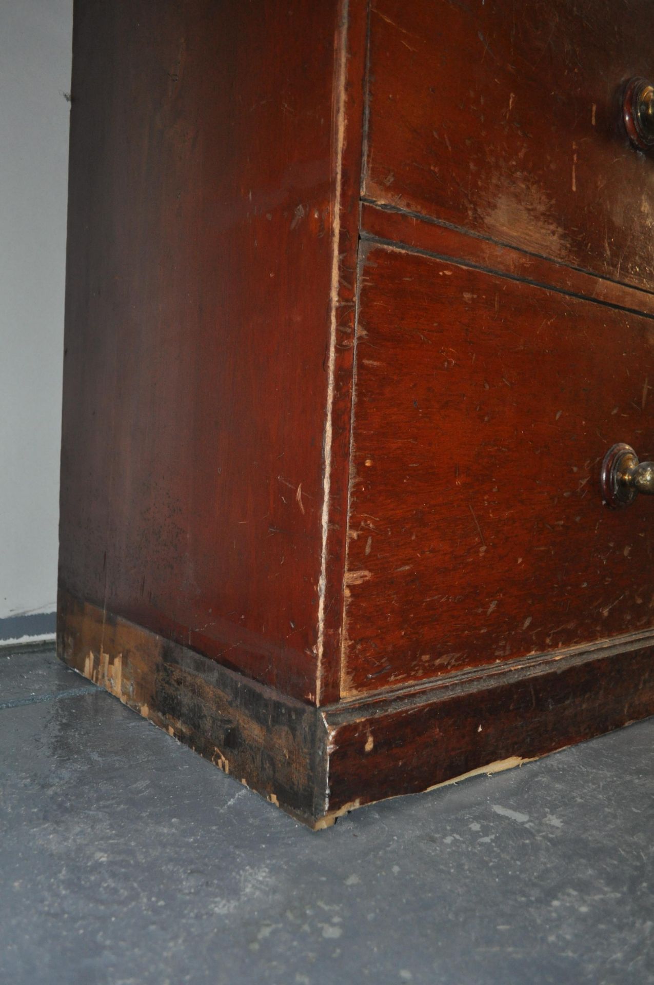 19TH CENTURY MAHOGANY HABERDASHERY SHOP COUNTER - CHEST - Image 7 of 7