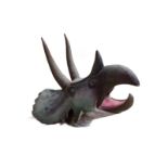 DINOSAUR - LIFESIZE TRICERATOPS DINOSAUR HEAD PROP / DISPLAY