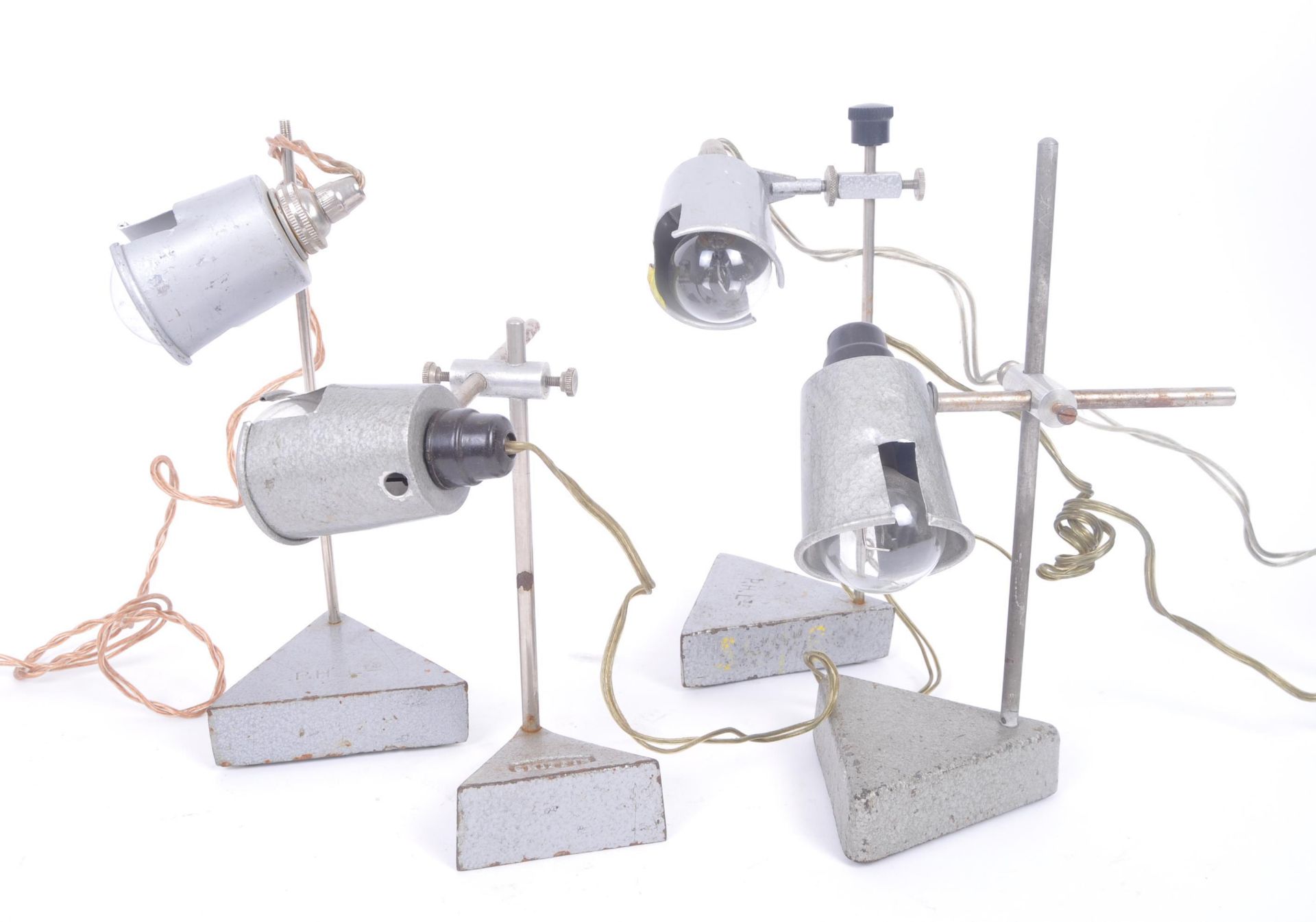 FOUR 20TH CENTURY INDUSTRIAL / LABORATORY LAMPS - Image 8 of 8