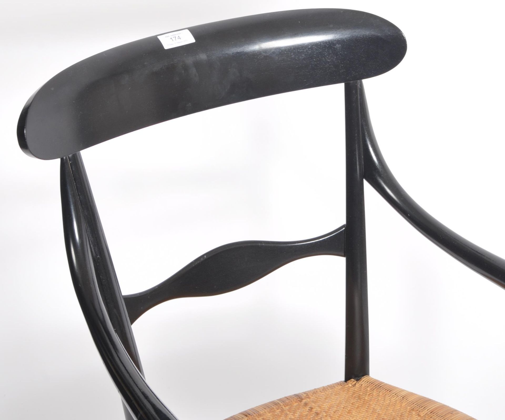 DESIGNER ELBOW CHAIR IN THE MANNER OF FRATELLI LEVAGGI - Image 3 of 9