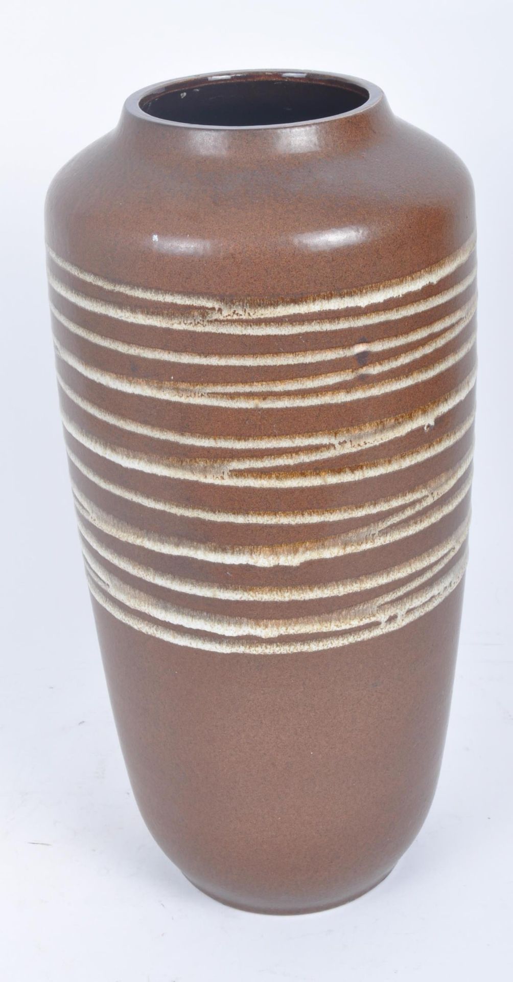 LARGE RETRO TWENTIETH CENTURY WEST GERMAN POTTERY VASE - Image 2 of 7