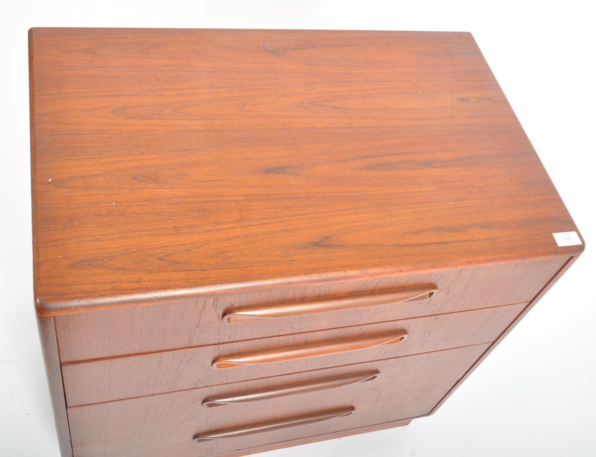 G PLAN - FRESCO RANGE - MID CENTURY TEAK CHEST OF DRAWERS - Bild 2 aus 7