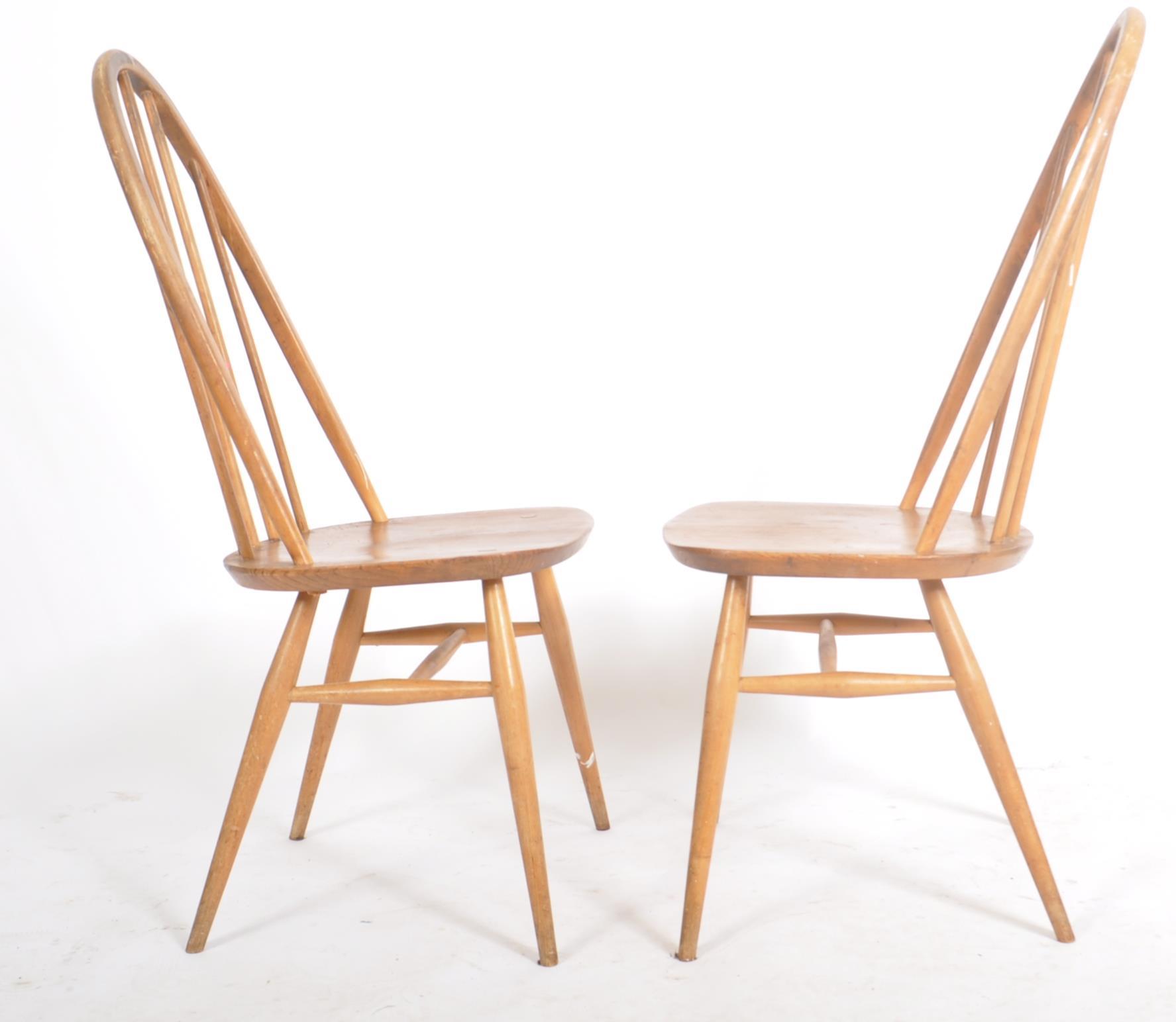 LUCIAN ERCOLANI FOR ERCOL- WINDSOR DINING TABLE & CHAIRS - Image 9 of 12