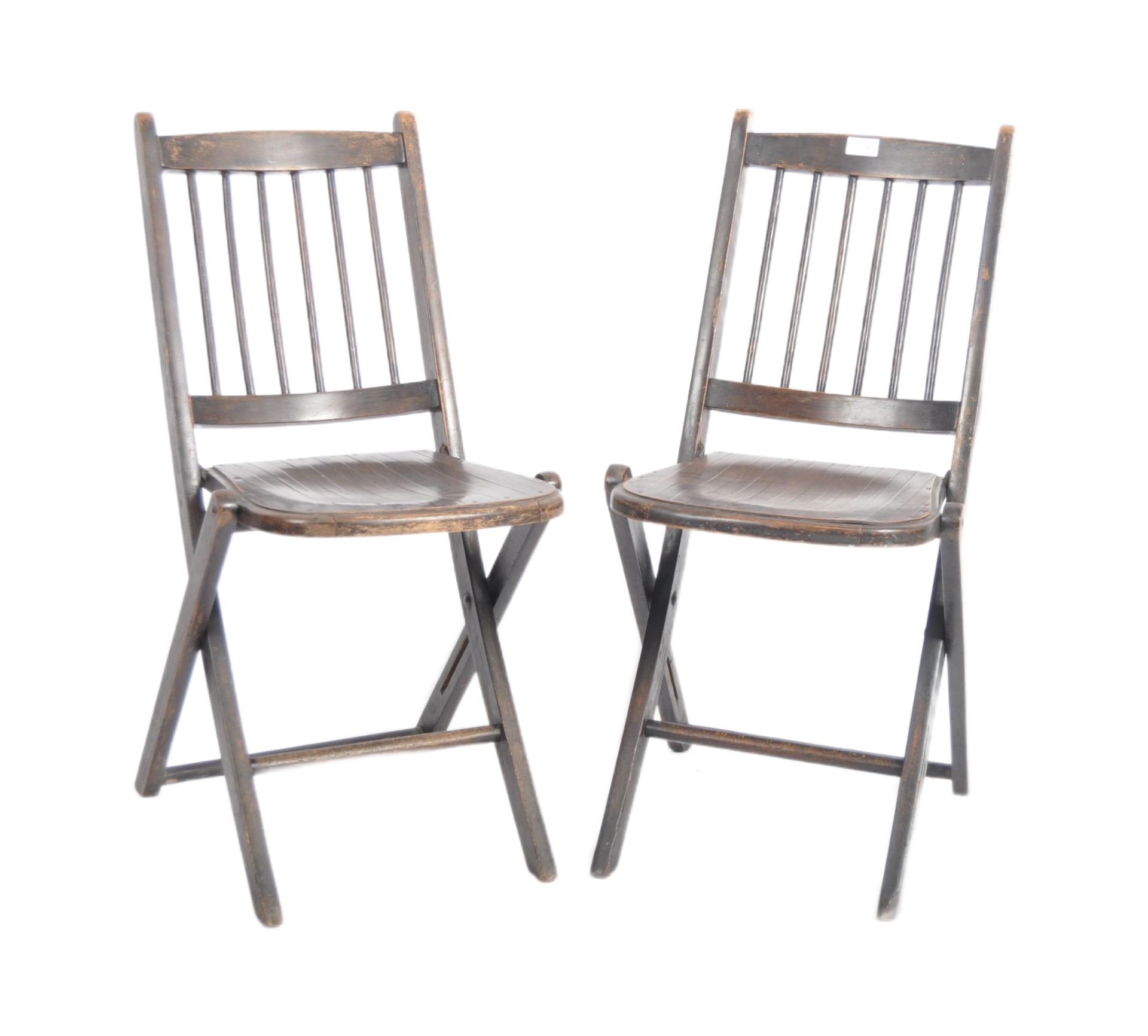 MICHAEL THONET - MATCHING PAIR OF BENTWOOD FOLDING CHAIRS