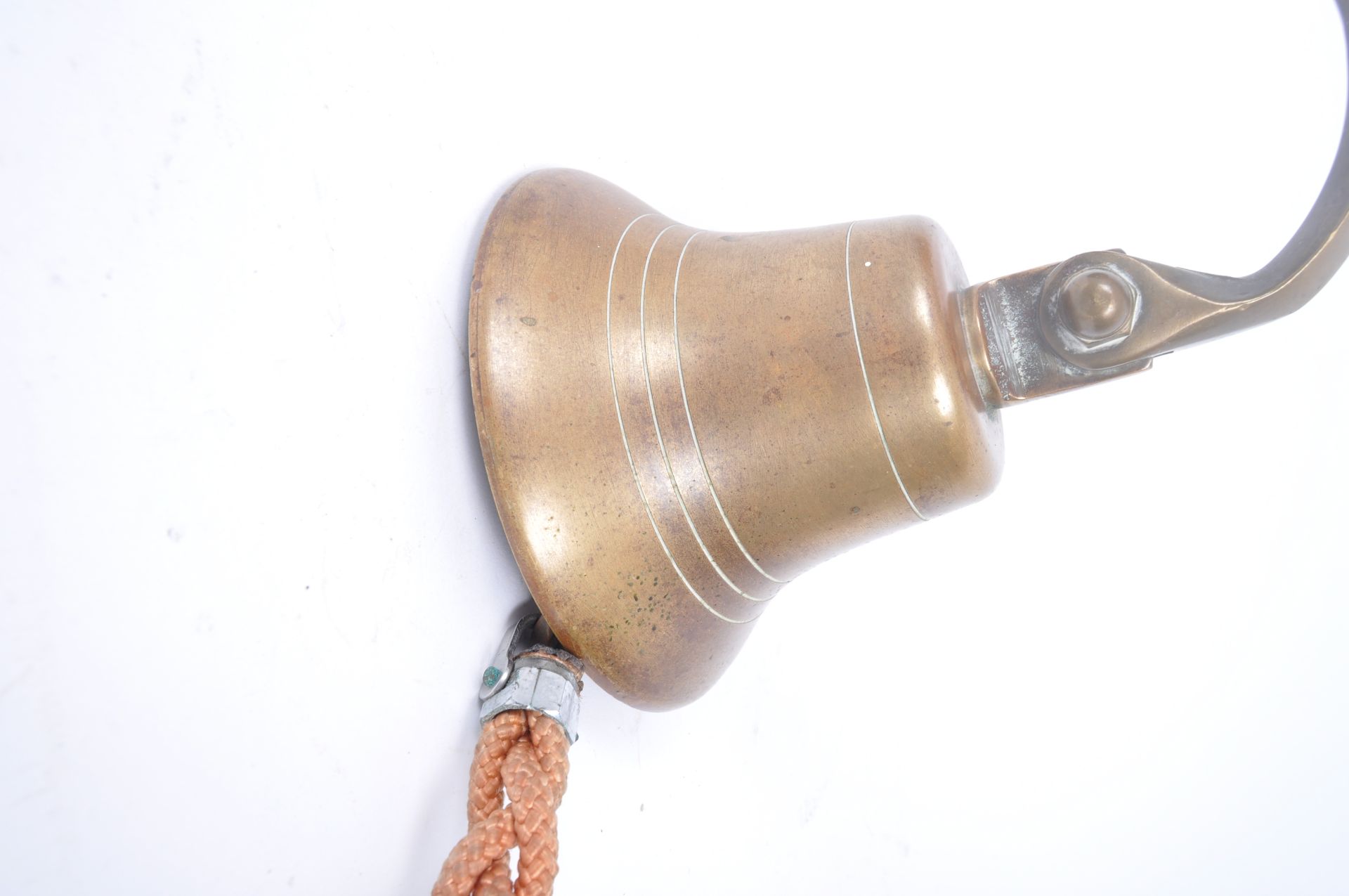 EARLY 20TH CENTURY WWI ERA BRONZE SHIPS BELL - Image 4 of 7