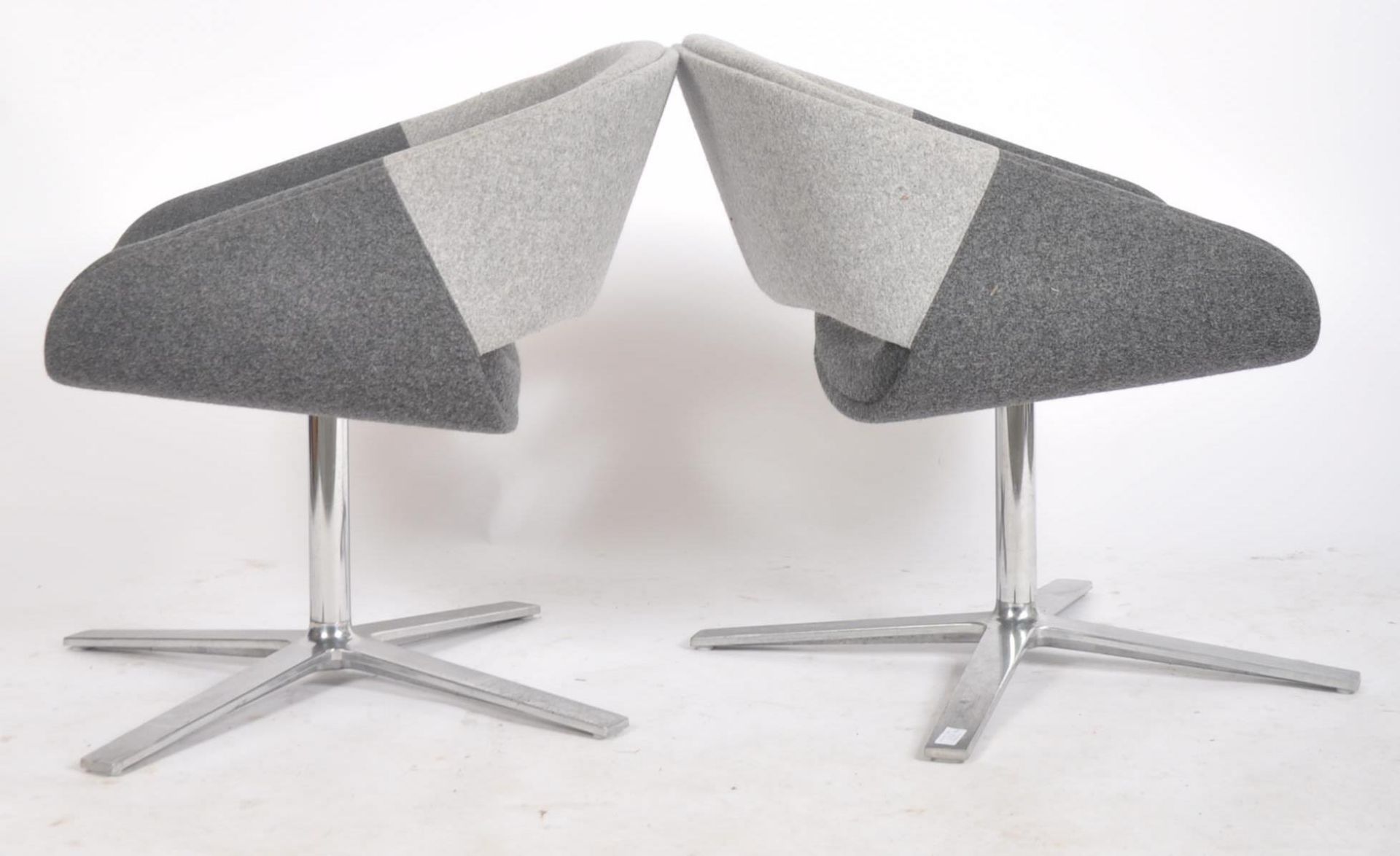 ORANGE BOX - PAIR OF CONTEMPORARY DESIGNER CHAIRS - Image 5 of 9