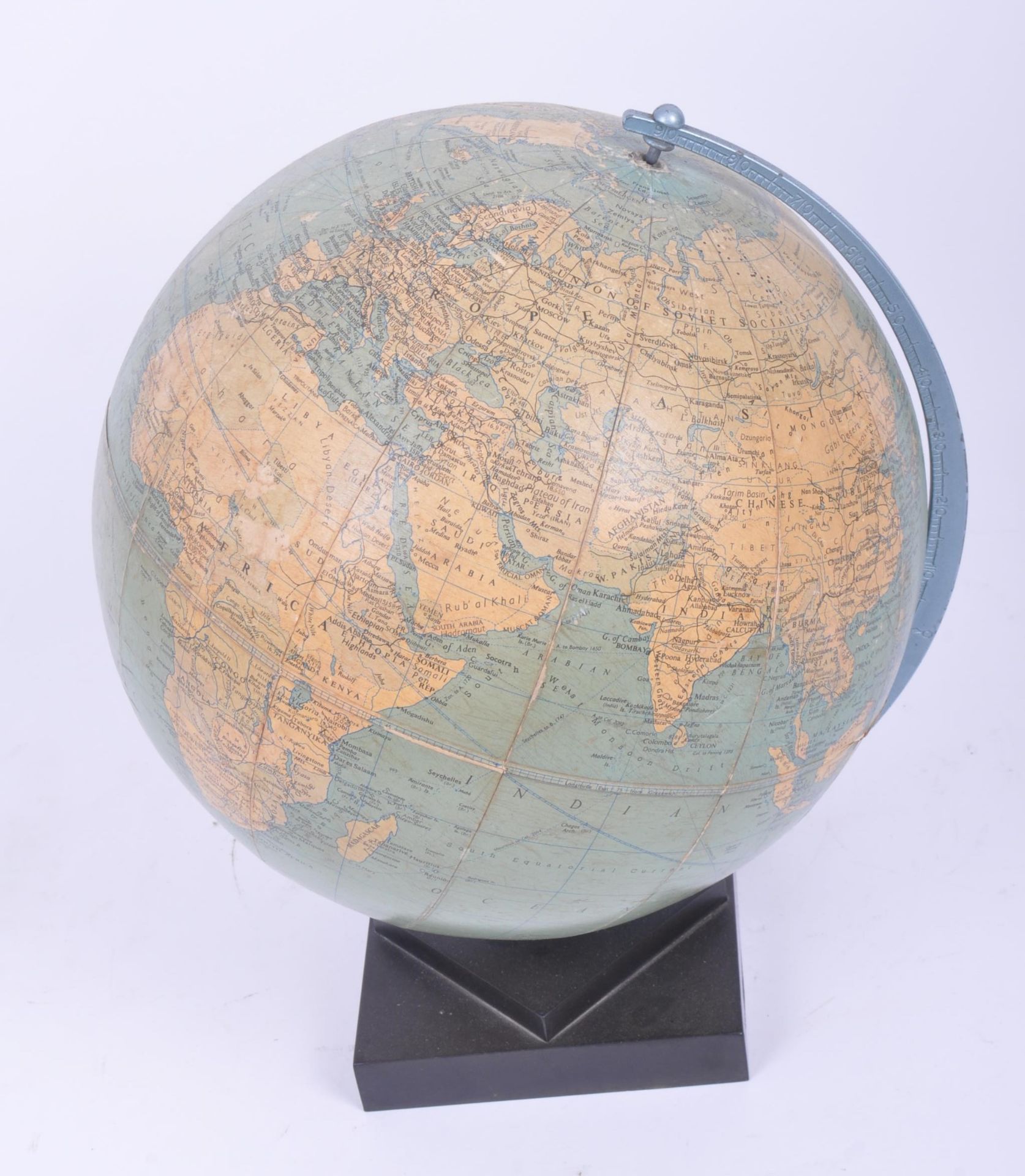 PHILIPS MID CENTURY 1960s 10" DESKTOP CHALLENGE GLOBE - Image 3 of 6