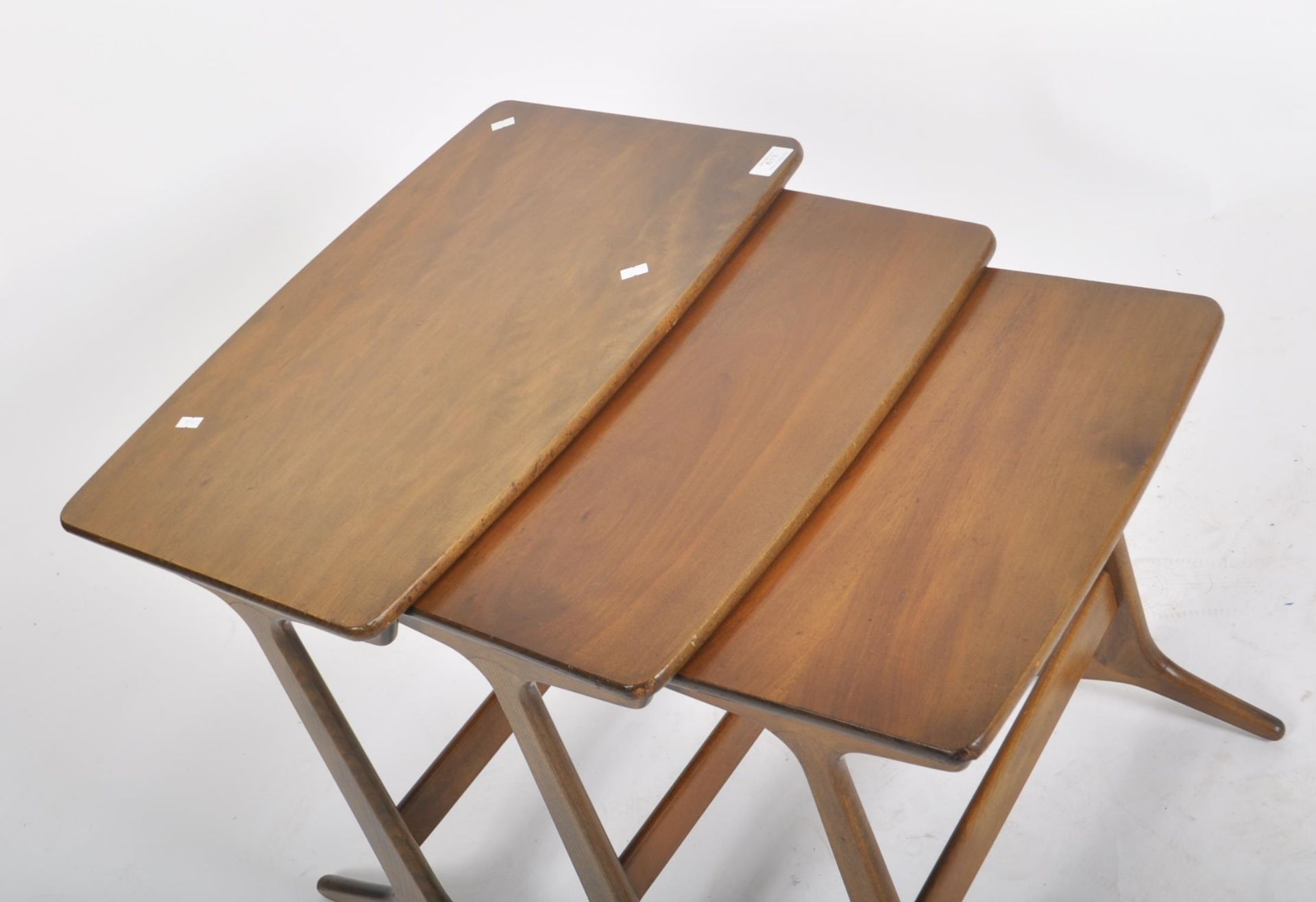 DANISH MODERN DESIGN - HELTBORG MOBLER NEST OF TABLES - Image 2 of 4